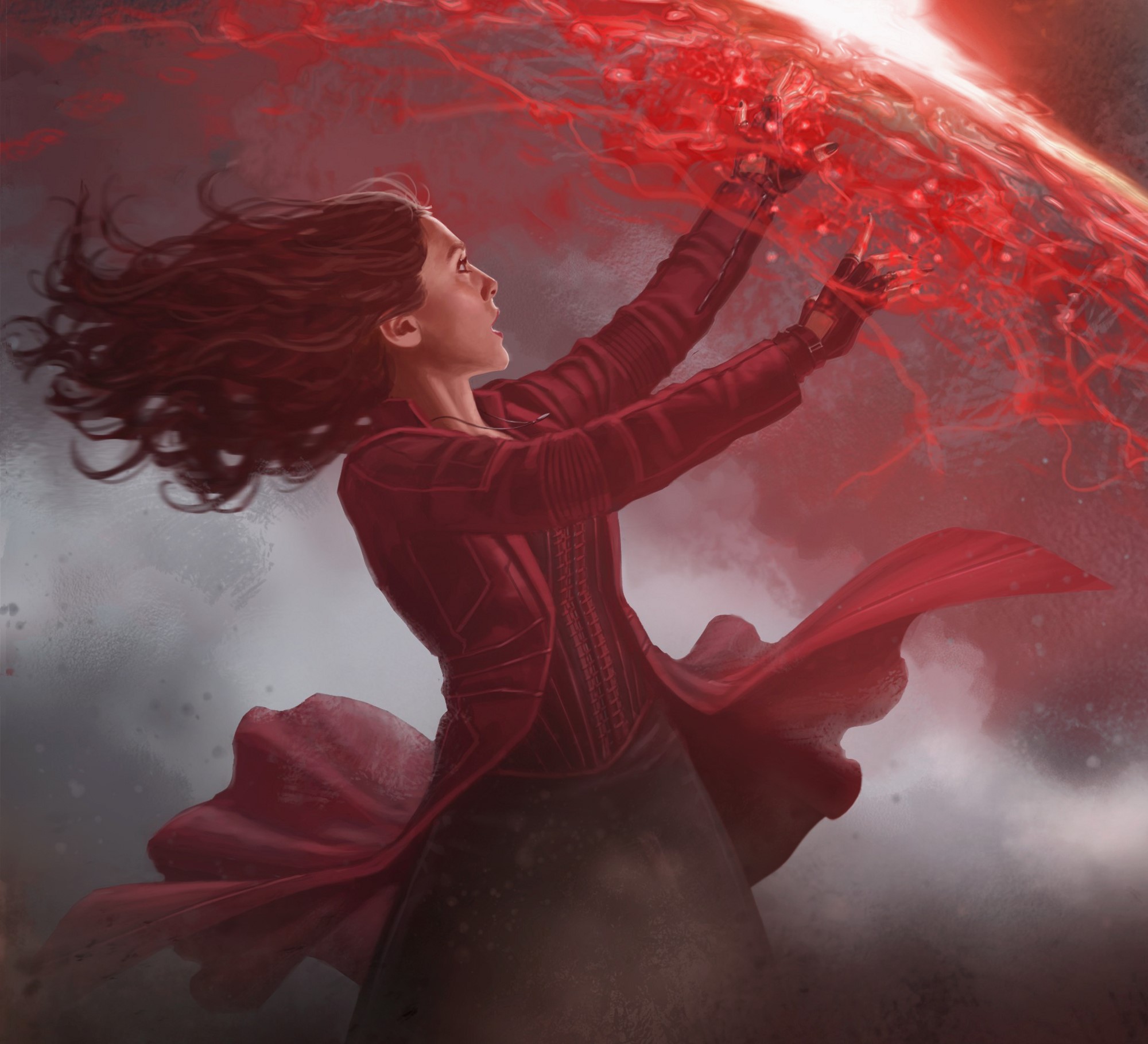 Scarlet Witch from Captain America: Civil War HD Wallpaper