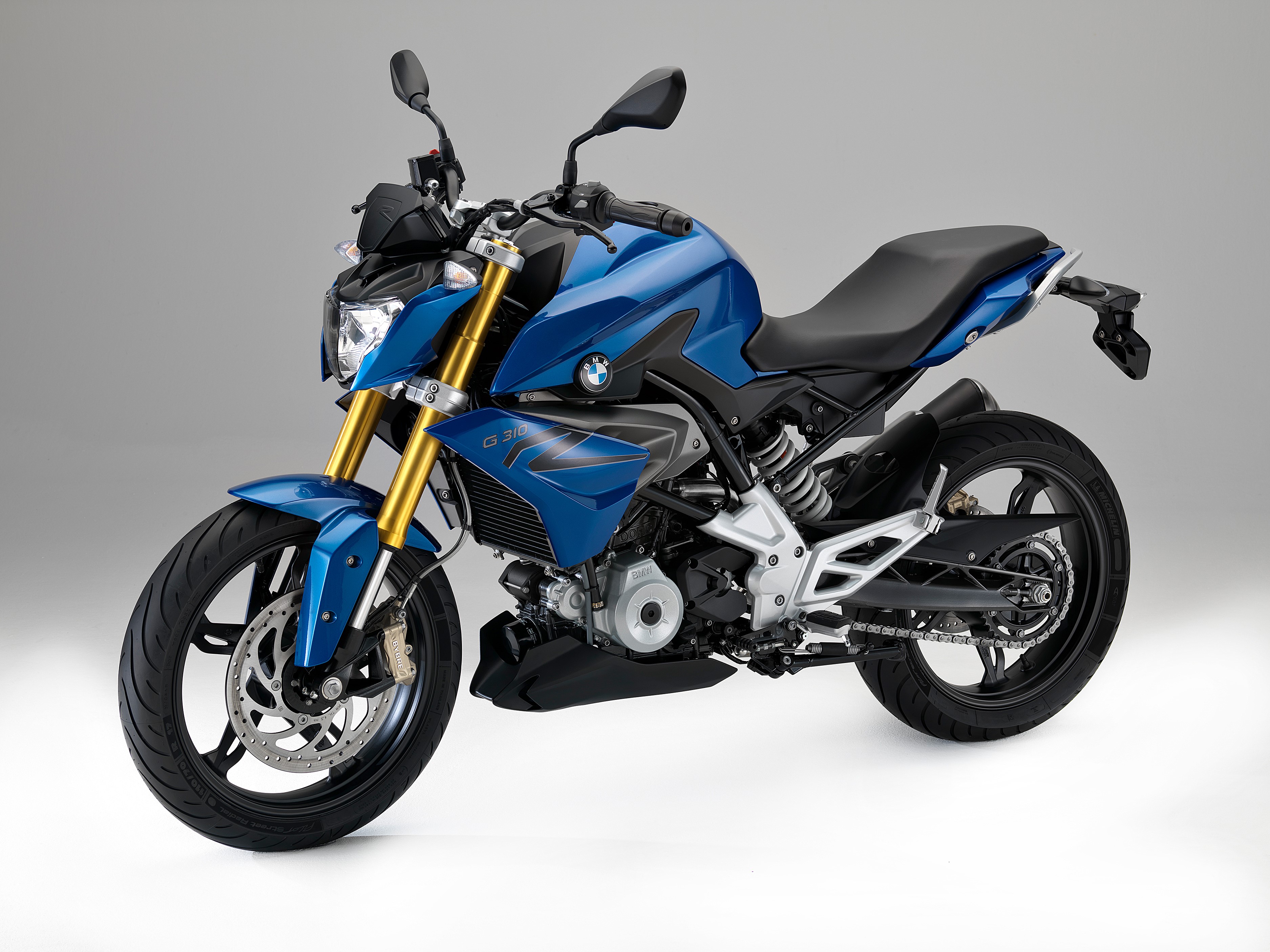 Blue BMW G 310 R motorcycle HD Wallpaper