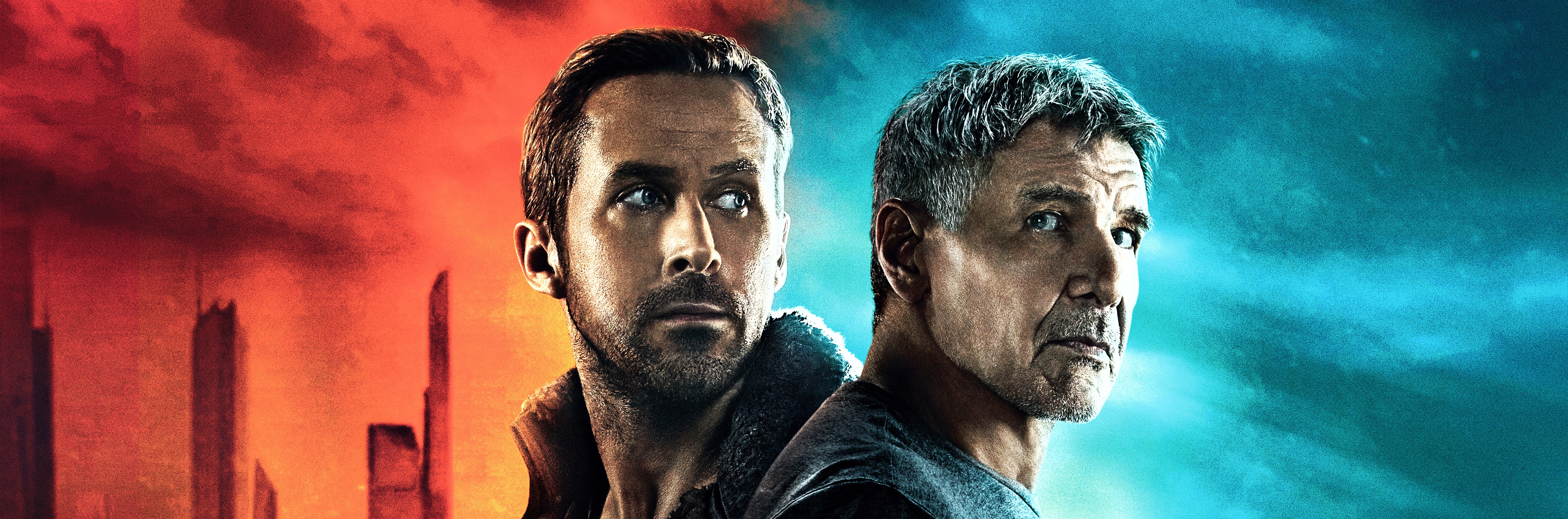 Ryan Gosling and Harrison Ford from Blade Runner 2049 HD Wallpaper