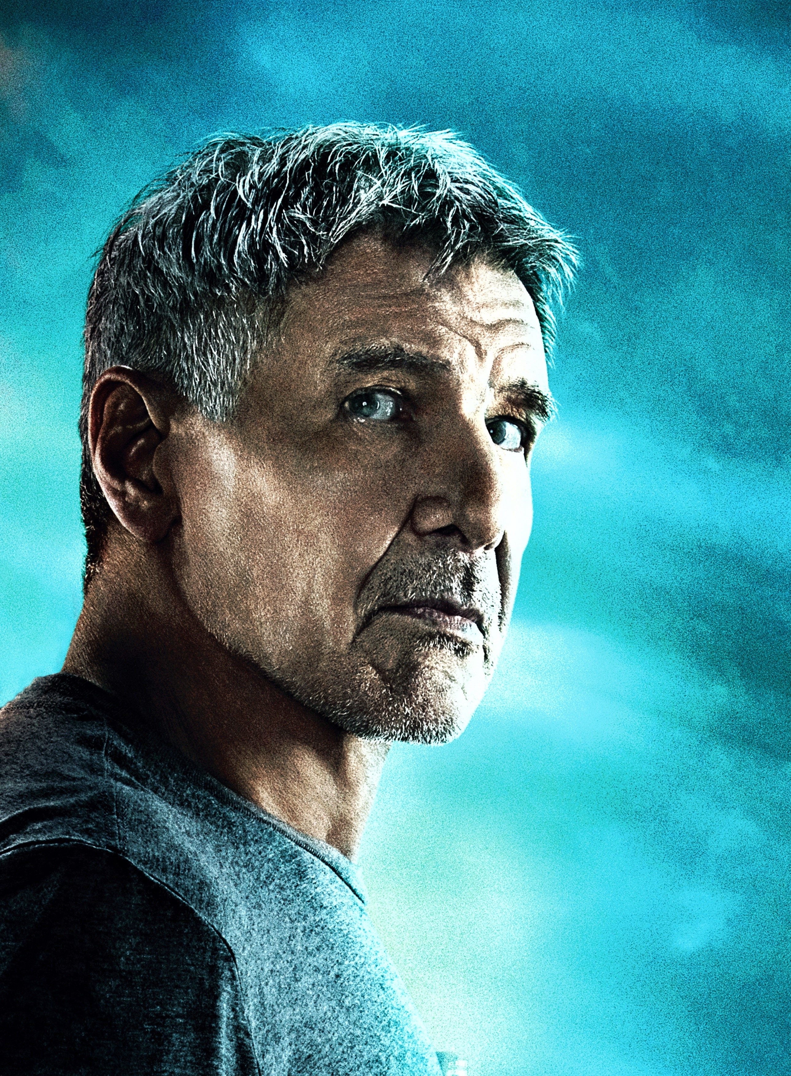 Harrison Ford as Deckard in Blade Runner 2049 HD Phone Wallpaper
