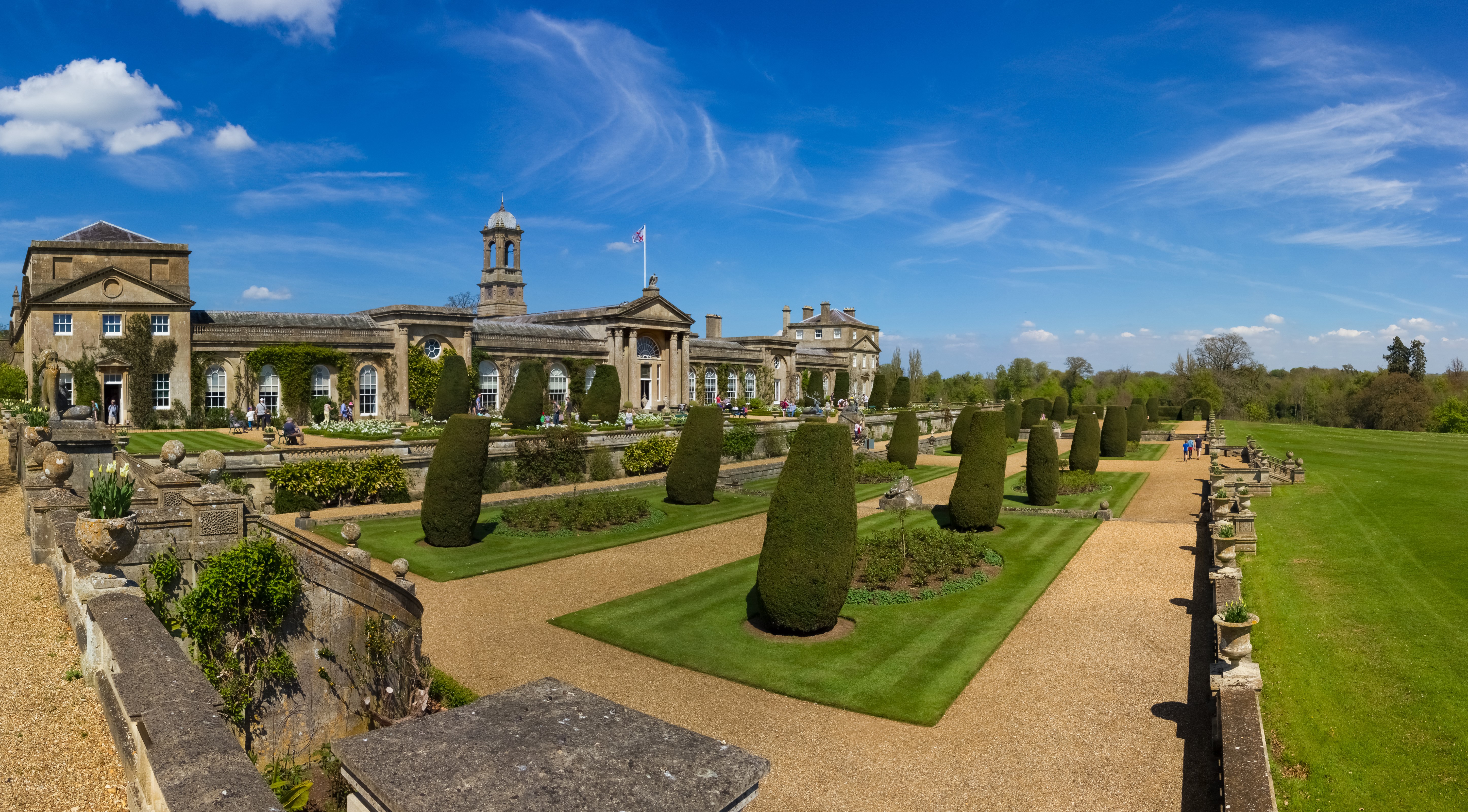 Bowood House Wiltshire England Parks Shrubs Design HD Wallpaper