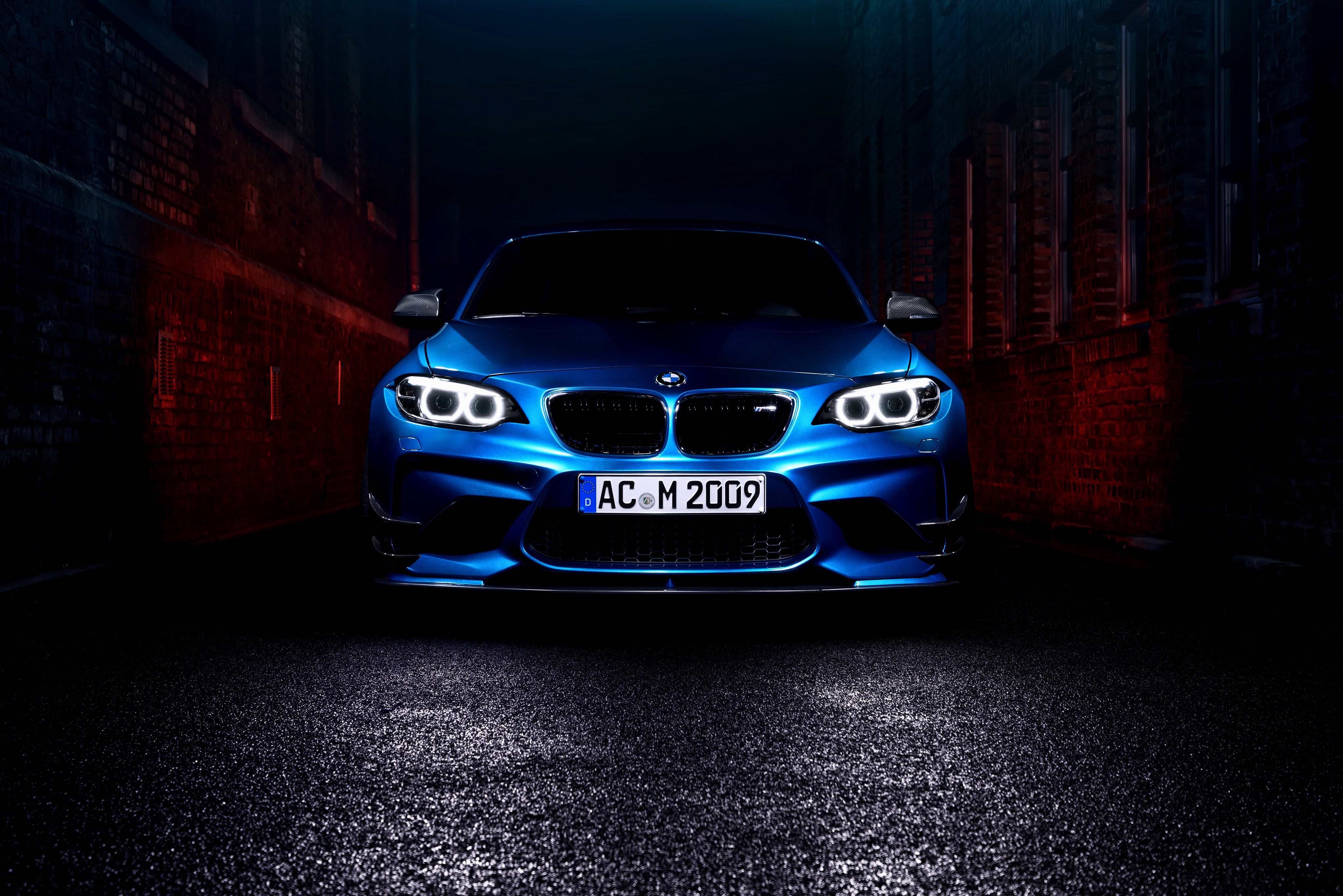 Blue BMW M2 F87 Coupe HD Wallpaper