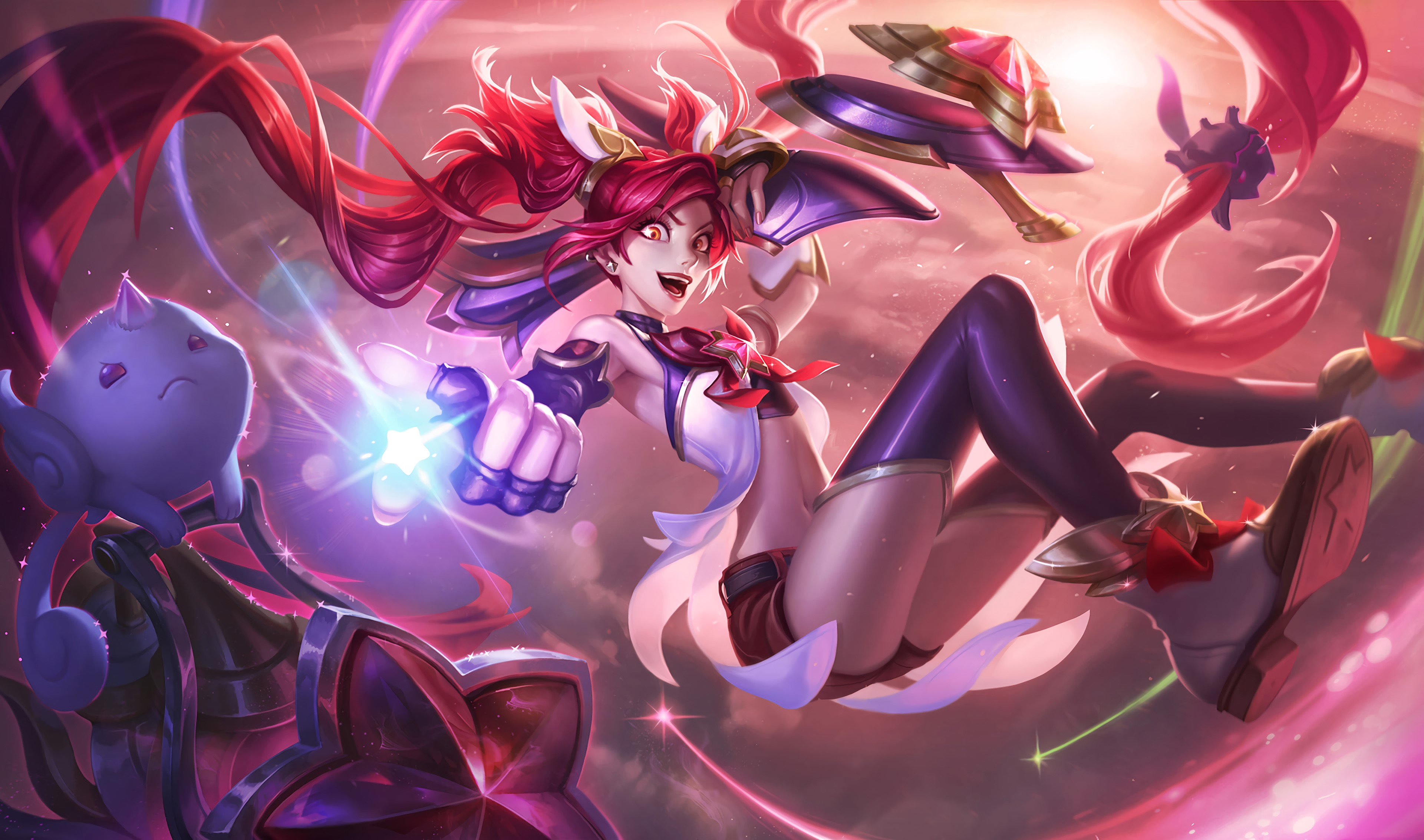 Jinx from League of Legends Star Guardian HD Wallpaper
