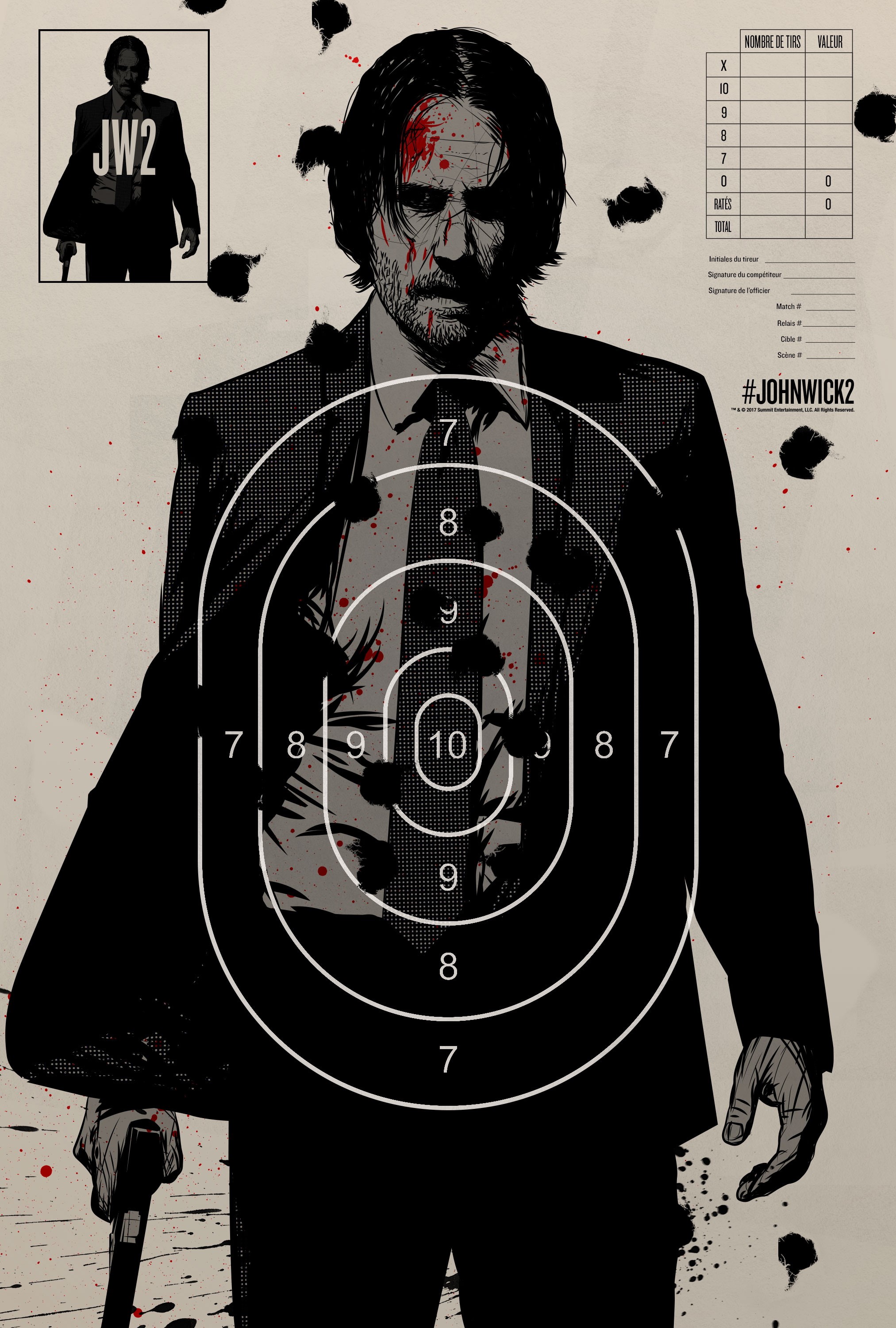 John Wick: Chapter 2 Shooting Target HD Phone Wallpaper