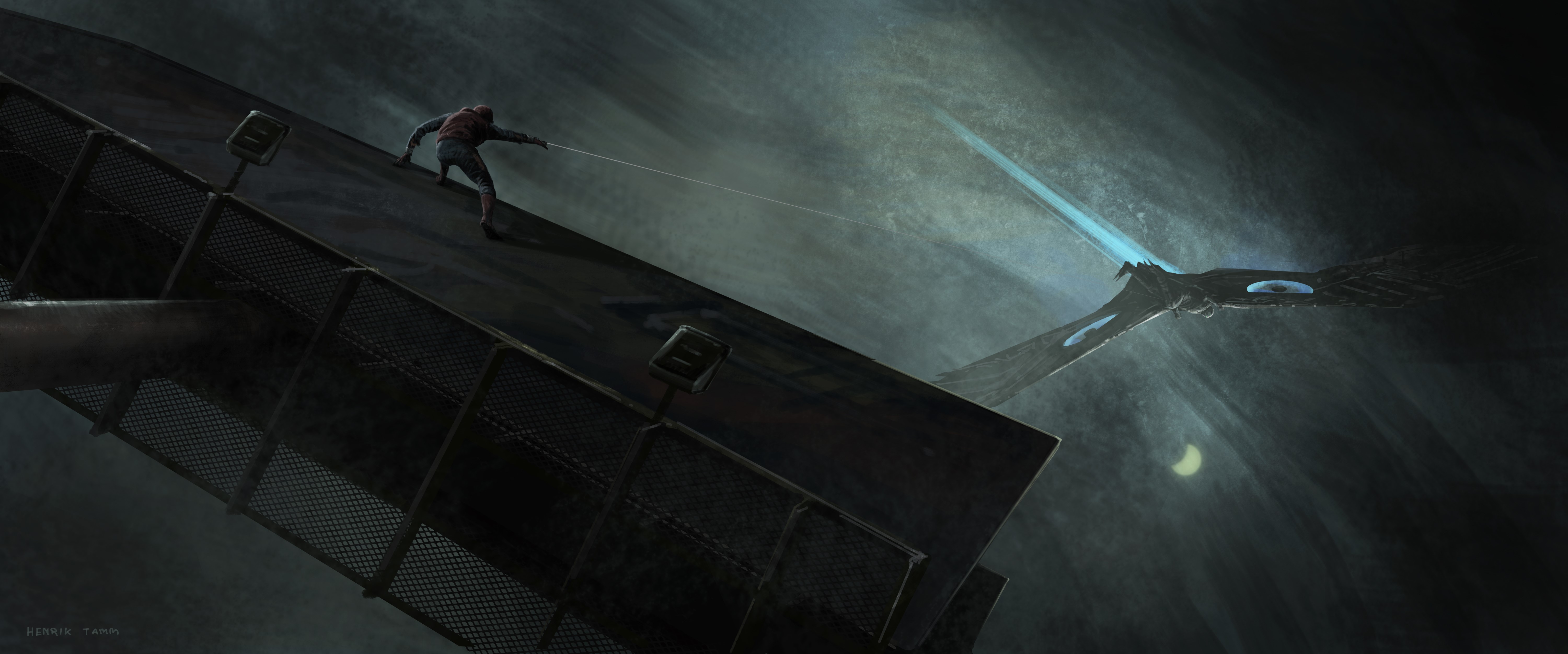 Spider-Man from Spider-Man: Homecoming fighting Vulture HD Wallpaper