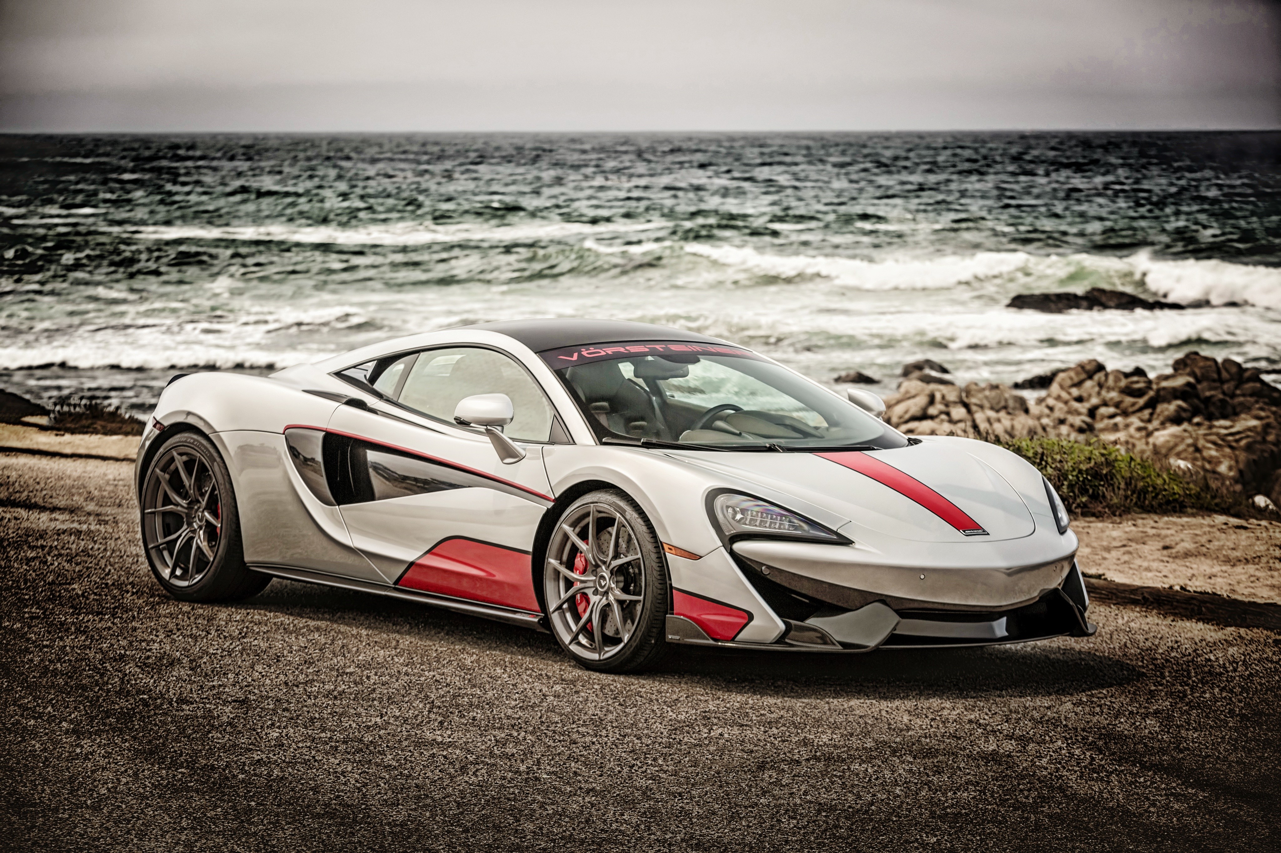 4K Vorsteiner McLaren 570-VX by the ocean HD Wallpaper