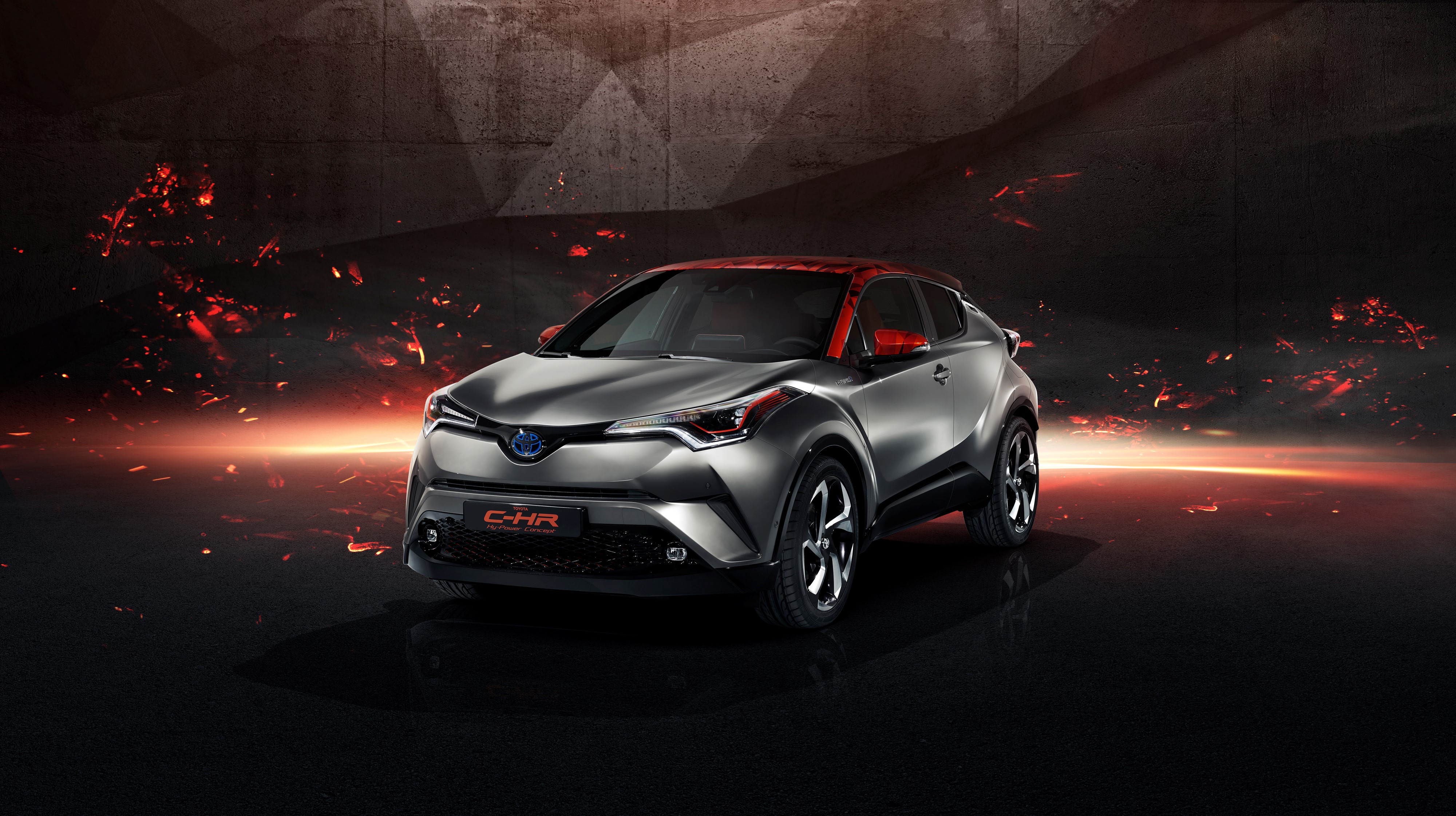 2017 Toyota C-HR Hy-Power Concept car HD Wallpaper