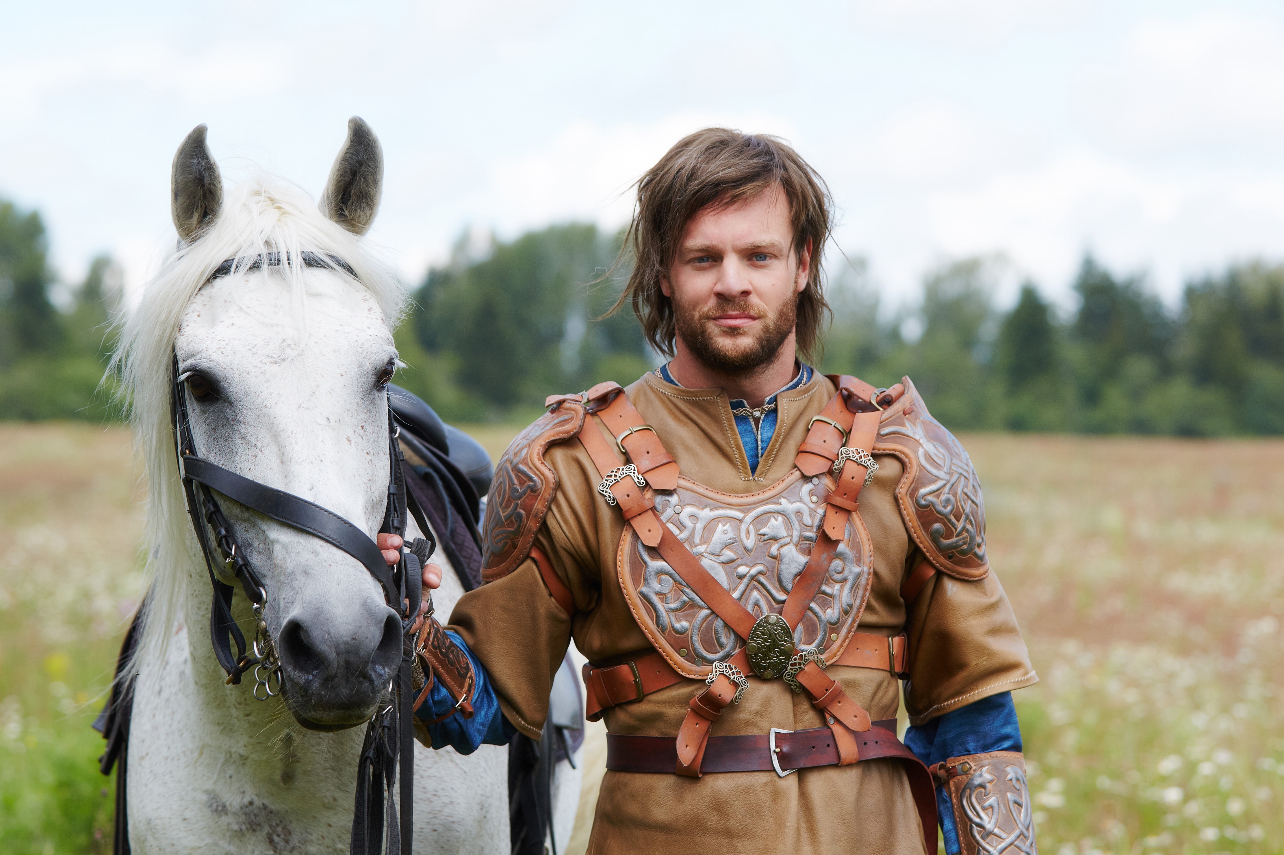 Alexander Kukharenko with horse in The Last Warrior 2017 HD Wallpaper