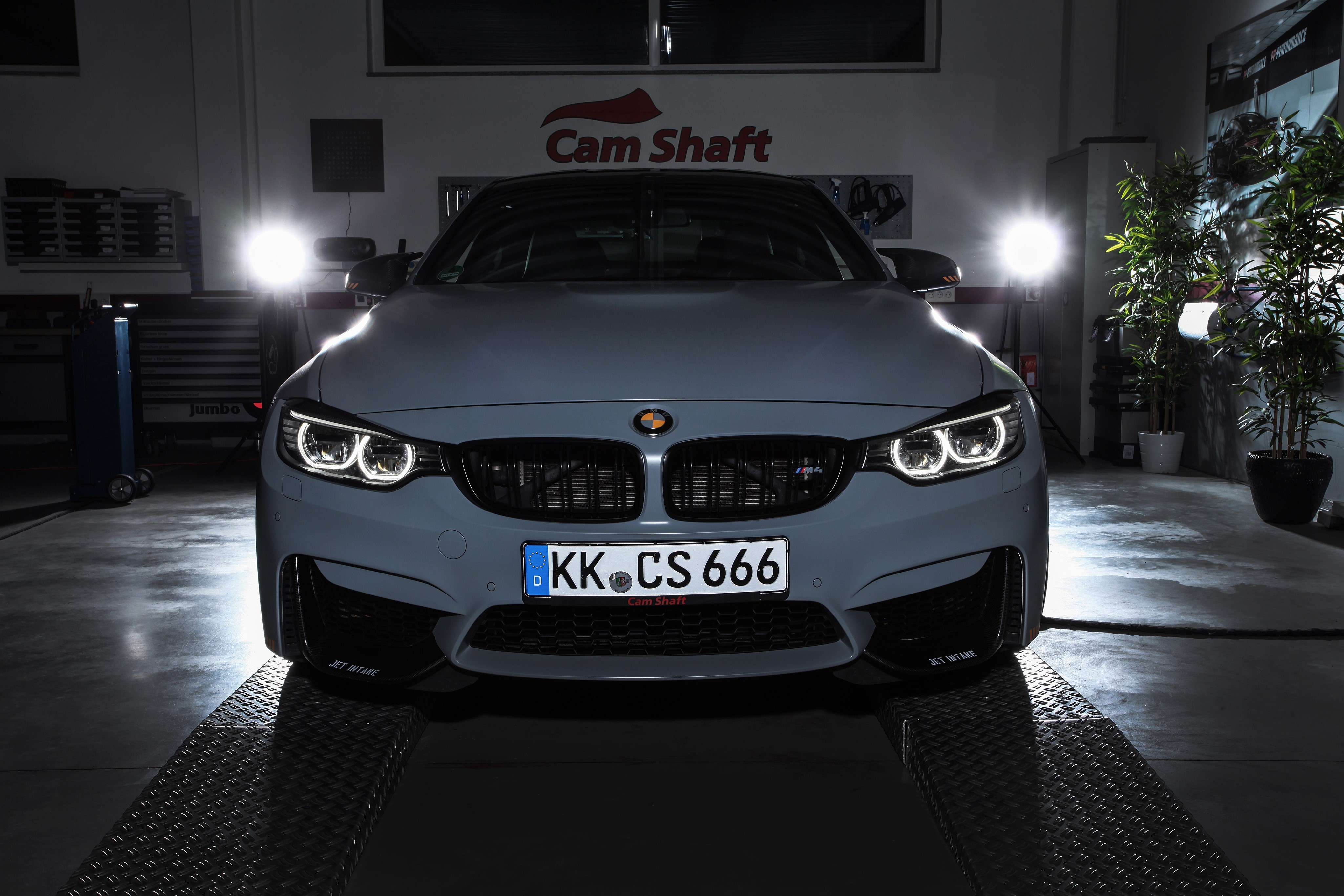 BMW F82 Coupe on Dynamometer HD Wallpaper