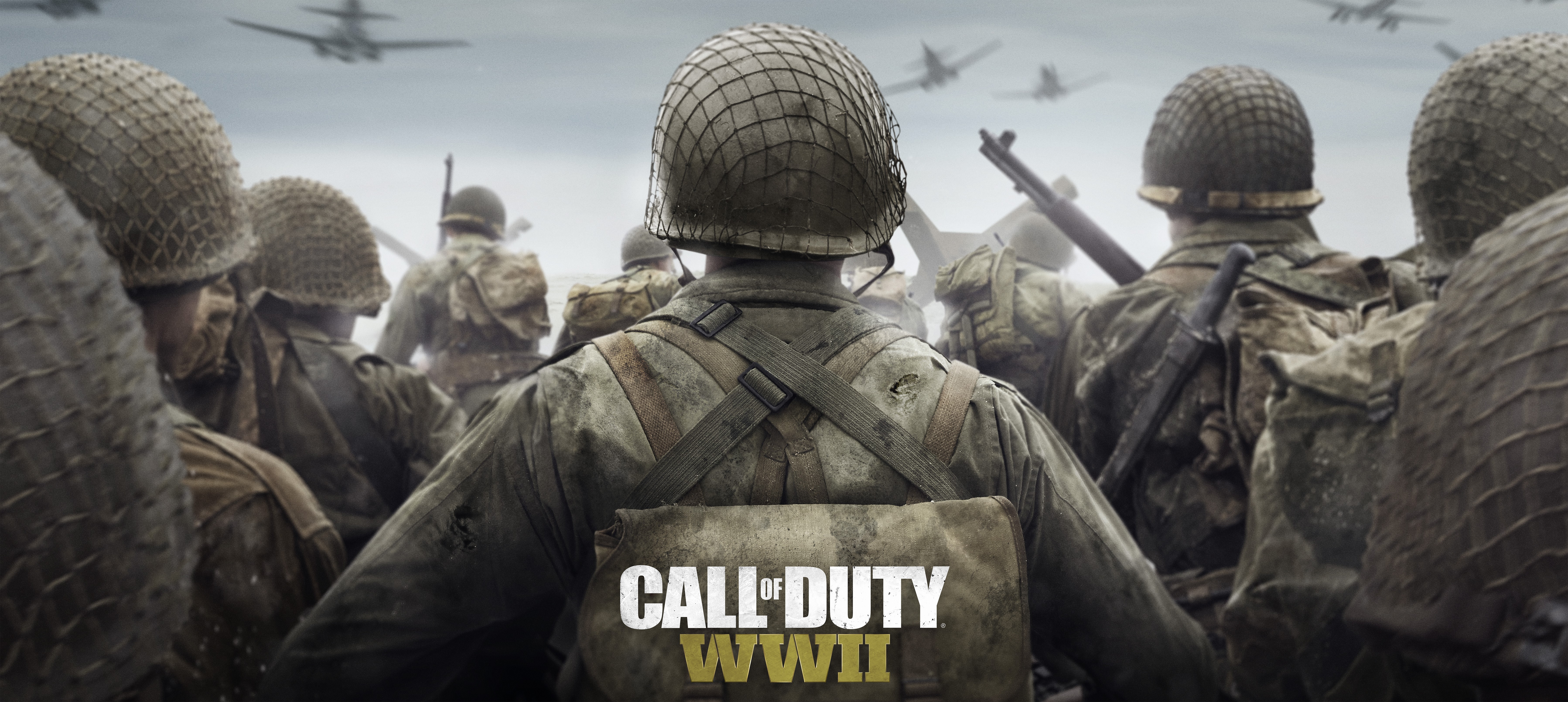 Call of Duty: WWII soldiers on a beach HD Wallpaper