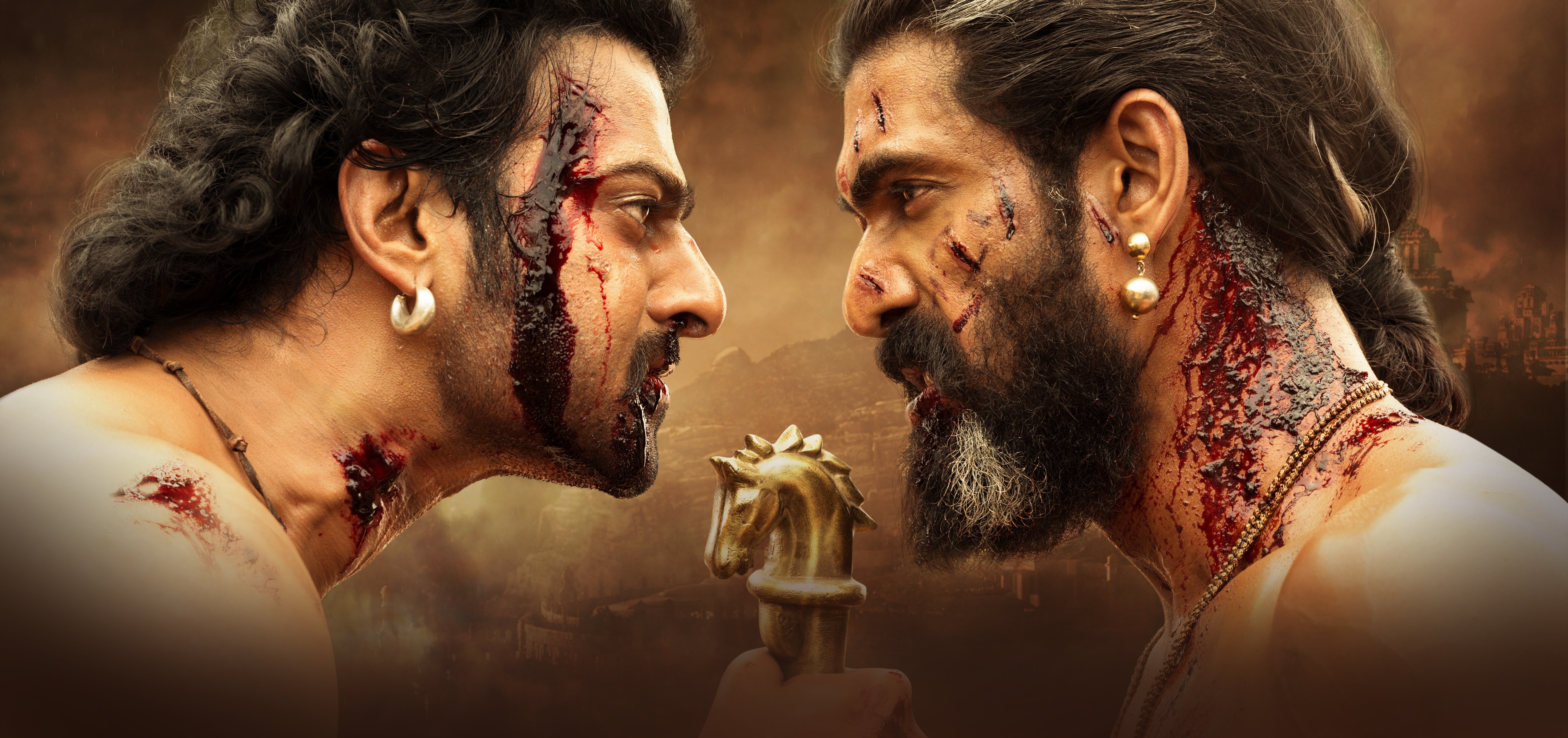 Prabhas and Rana Daggubati from Baahubali 2: The Conclusion HD Wallpaper