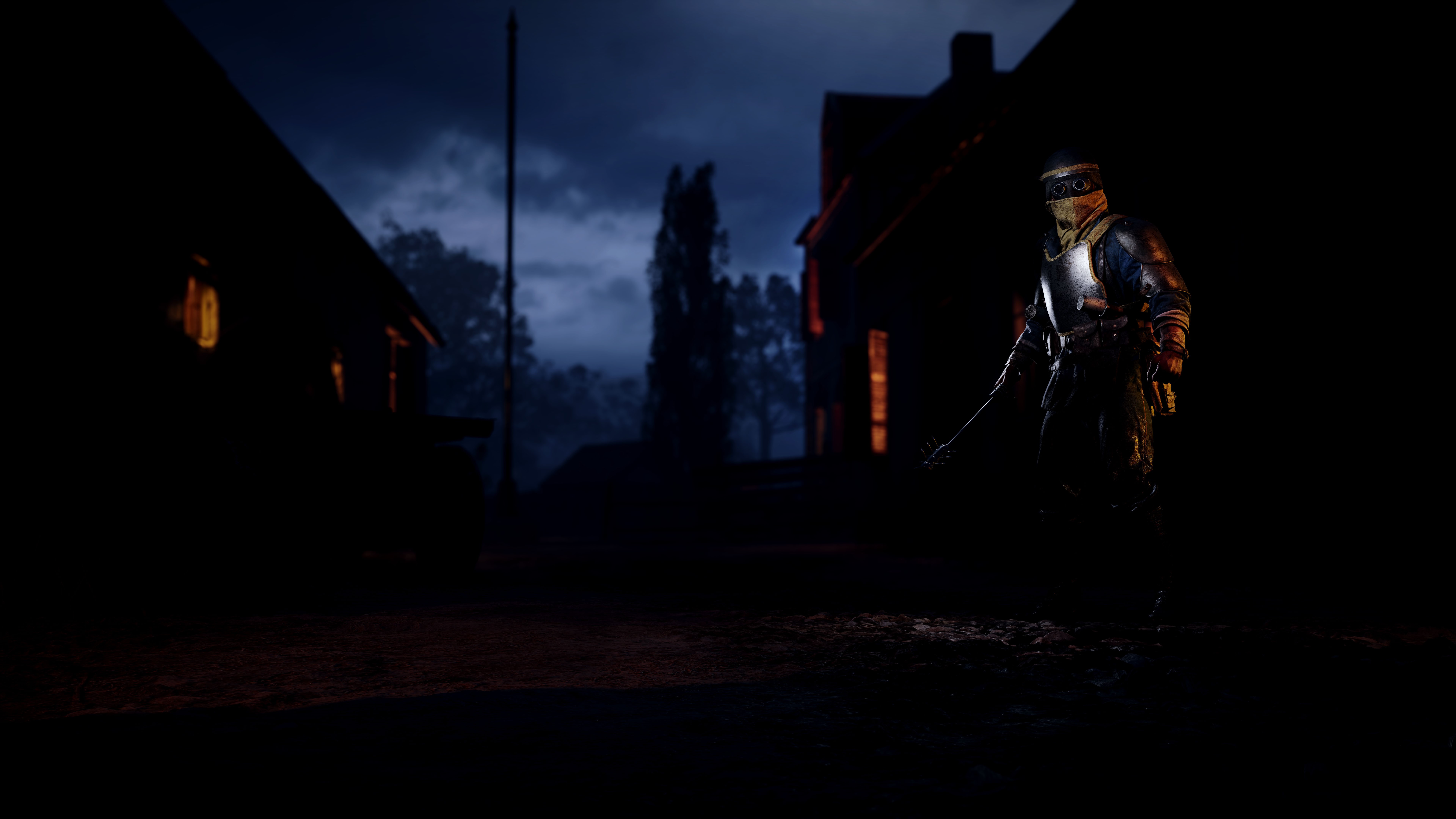 Soldier from Battlefield 1 at night HD Wallpaper