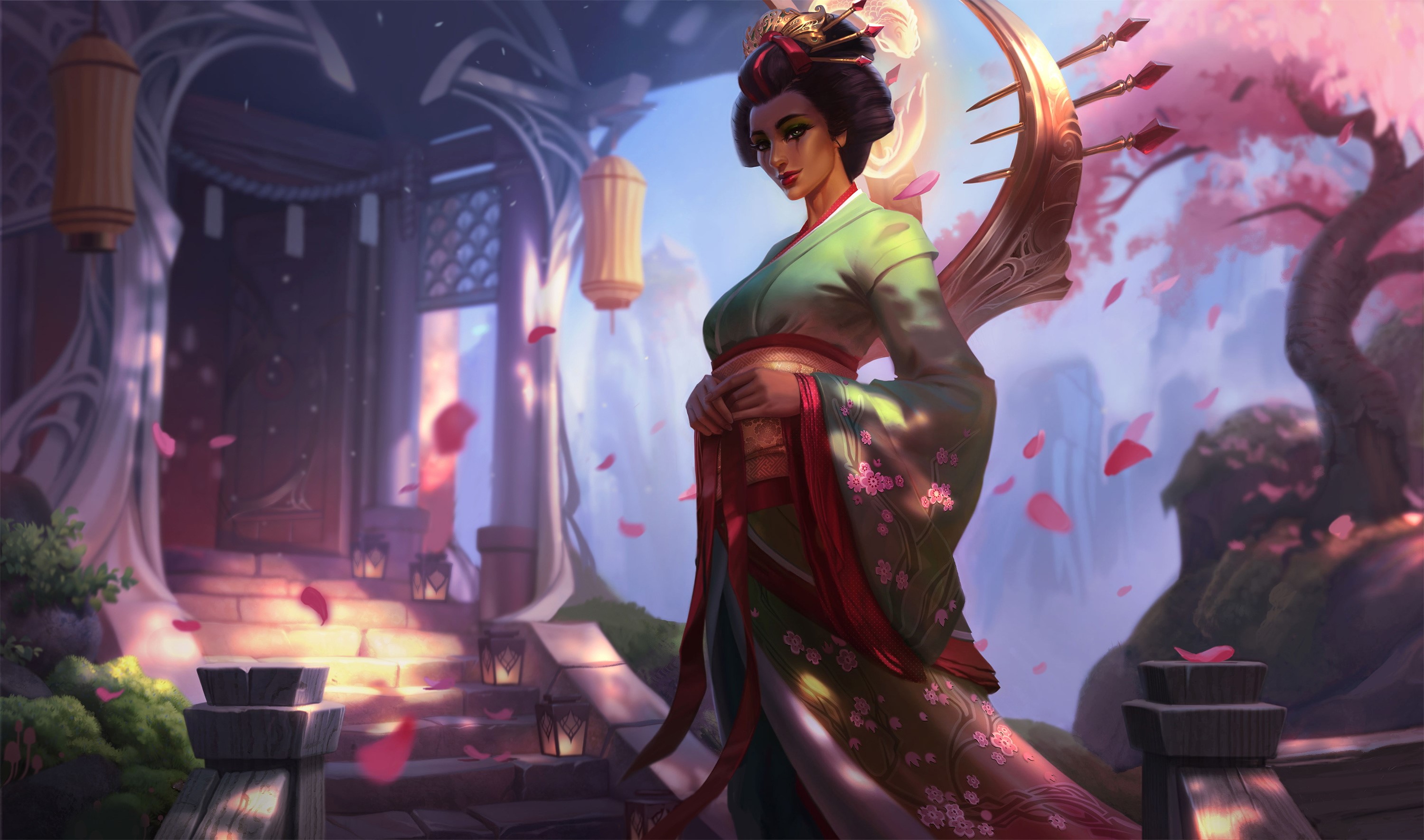 Sakura Karma from League of Legends HD Wallpaper