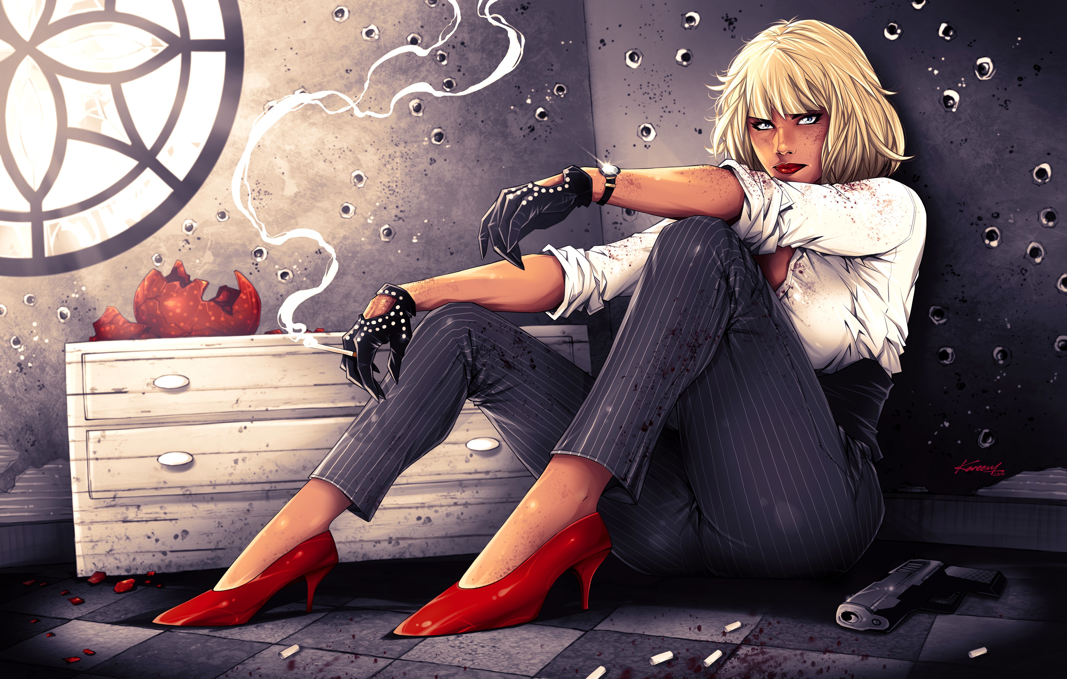 Atomic Blonde 4K HD Wallpaper