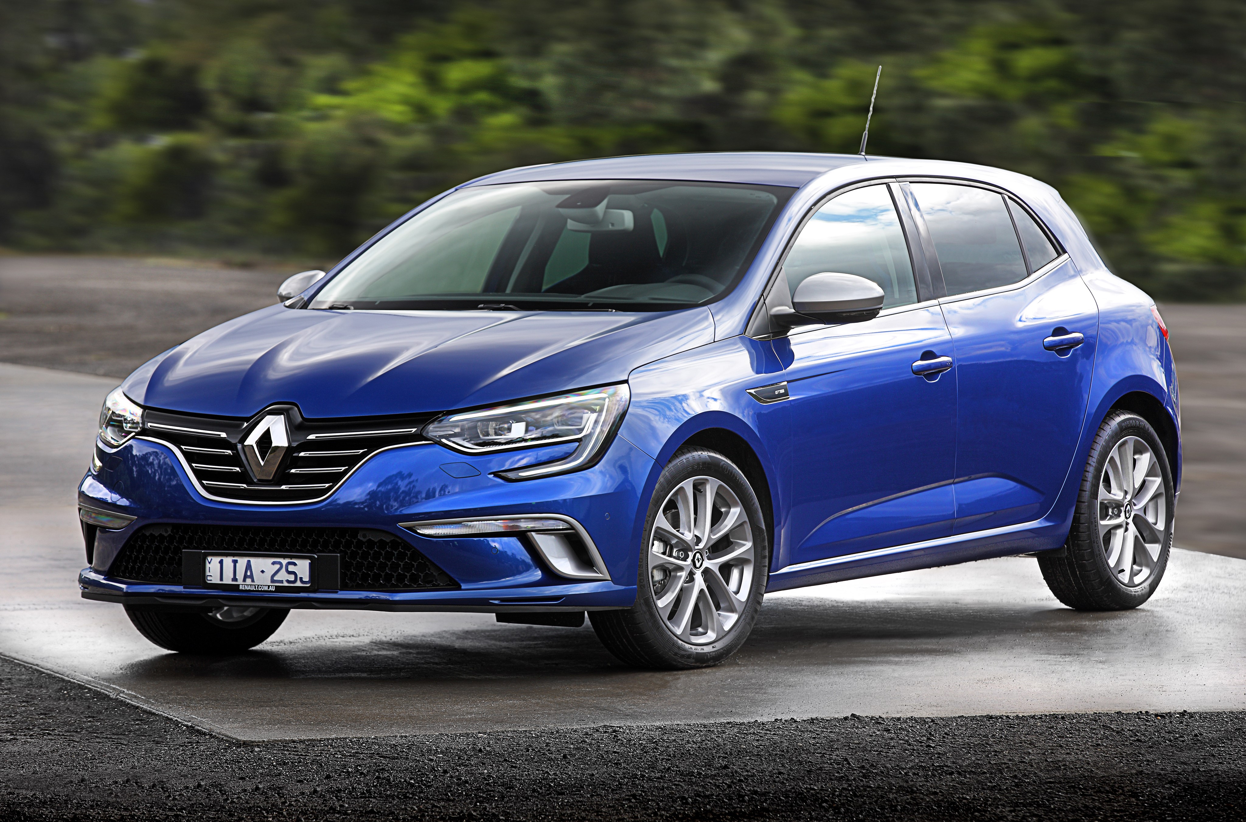 4K Renault Megane Blue HD Wallpaper