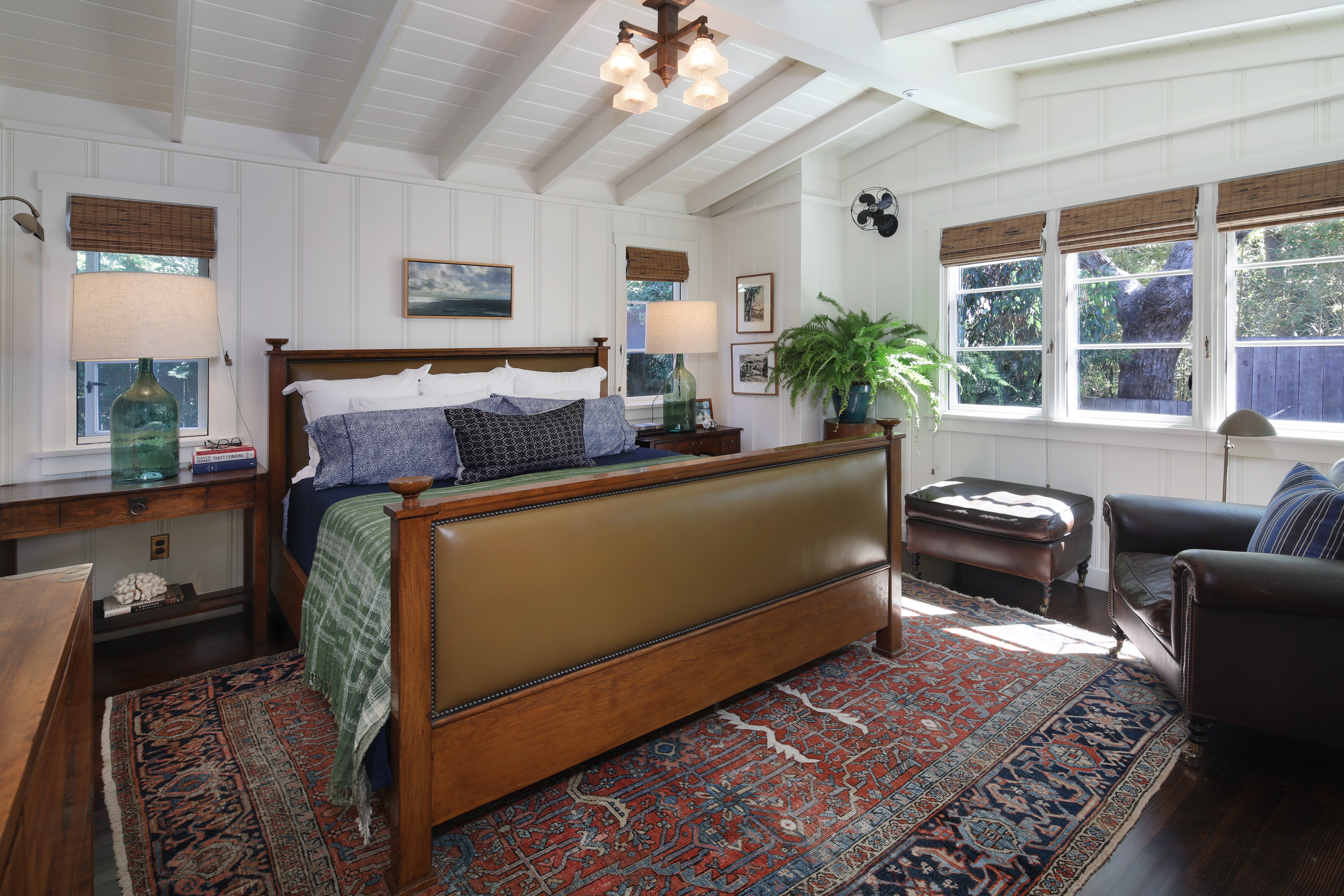 Bedroom with Carpet, Bed, and Chandelier HD Wallpaper