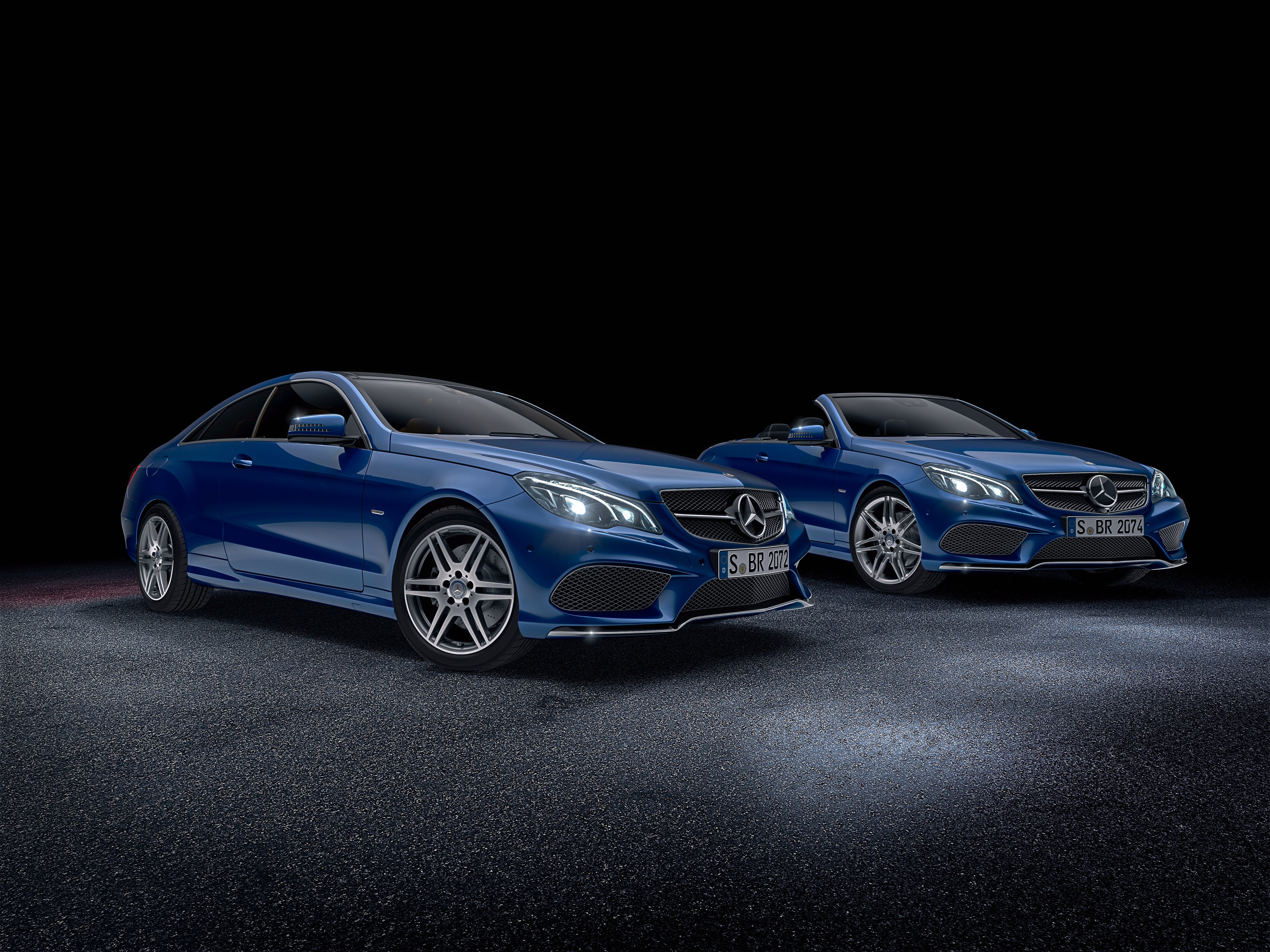 4K Mercedes-Benz E-Class Coupe and Cabriolet HD Wallpaper
