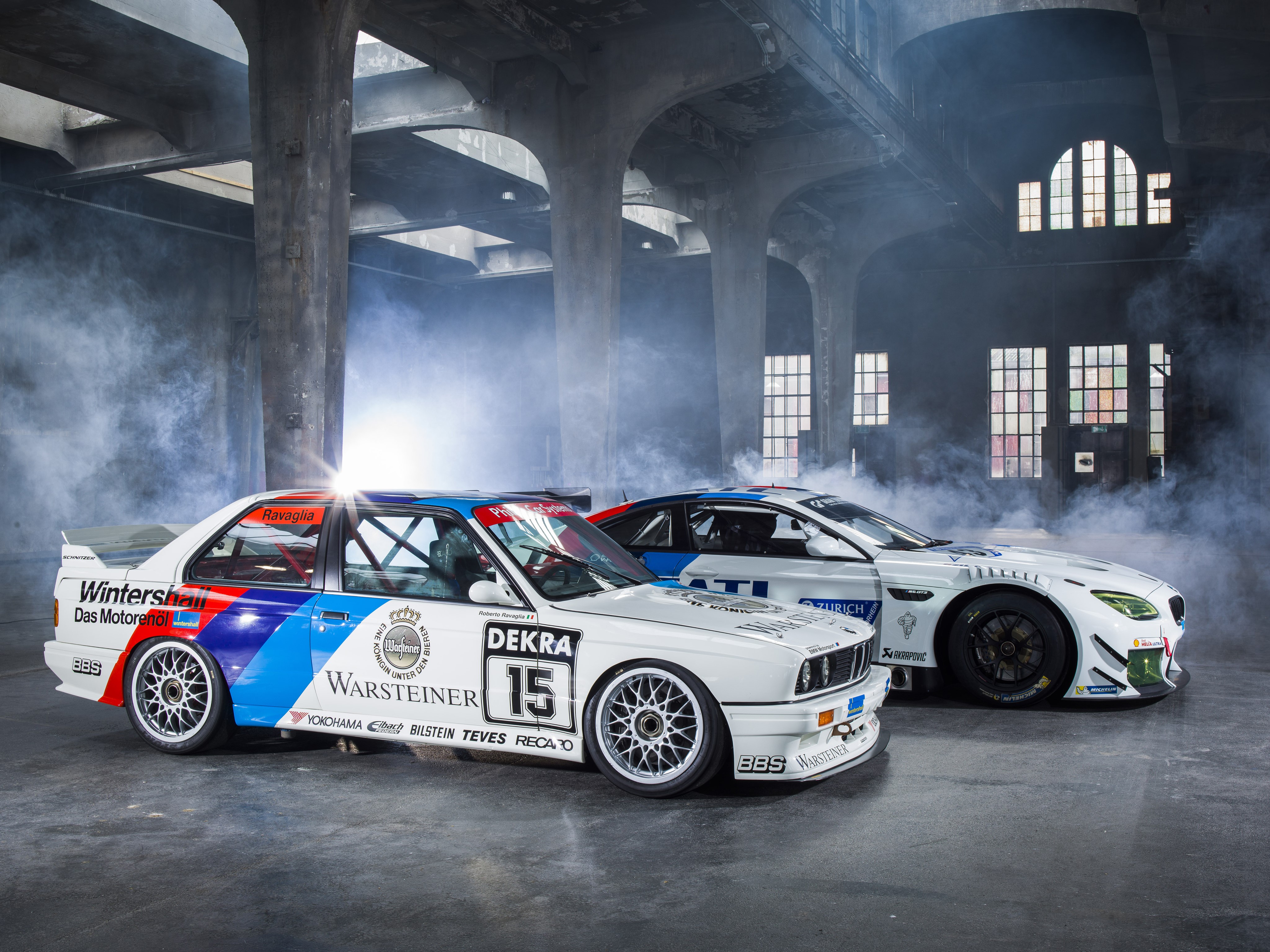 4K BMW M6 E30 and M6 GT3 Tuning HD Wallpaper