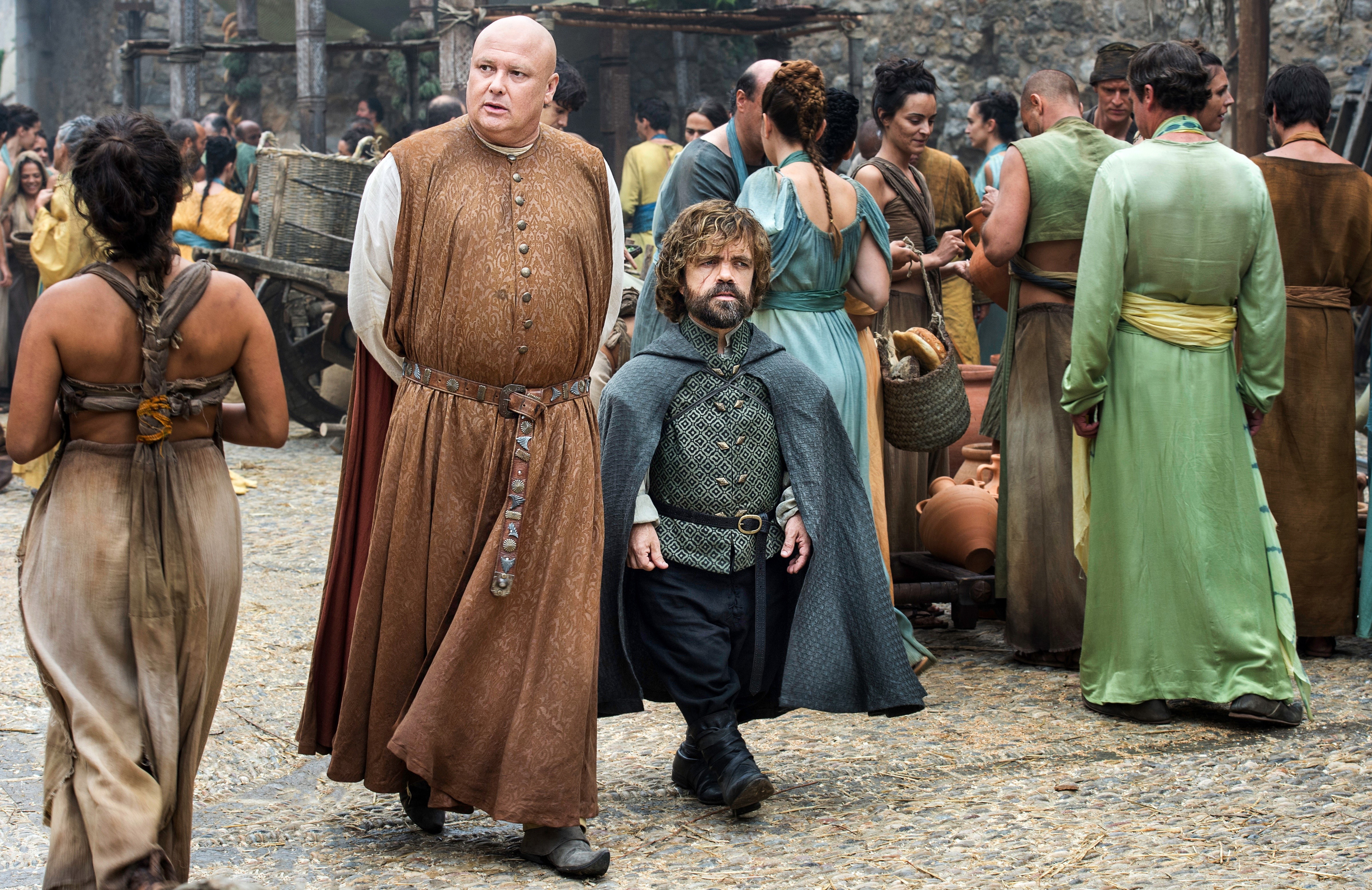 Tyrion Lannister and Varys from Game of Thrones HD Wallpaper