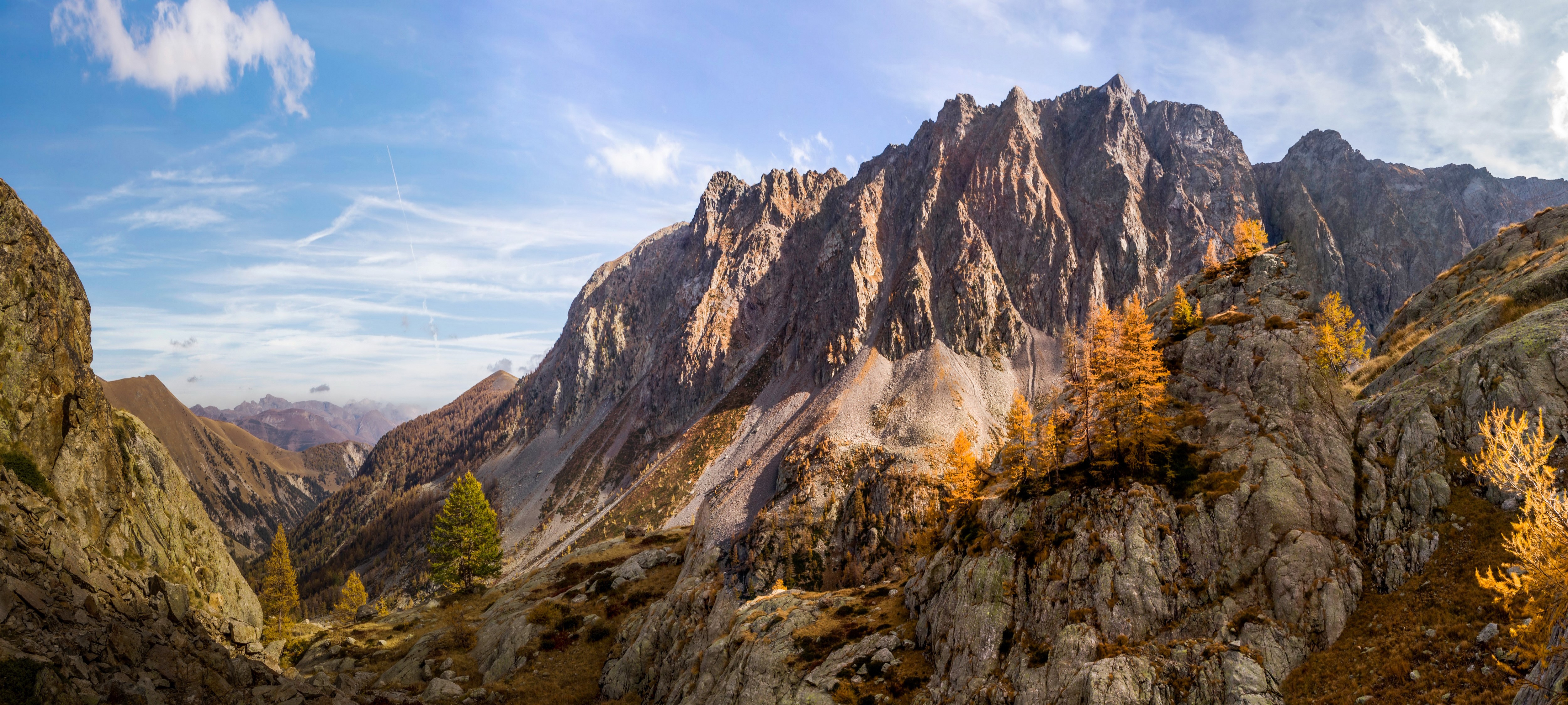 Autumn in Mercantour National Park, France HD Wallpaper