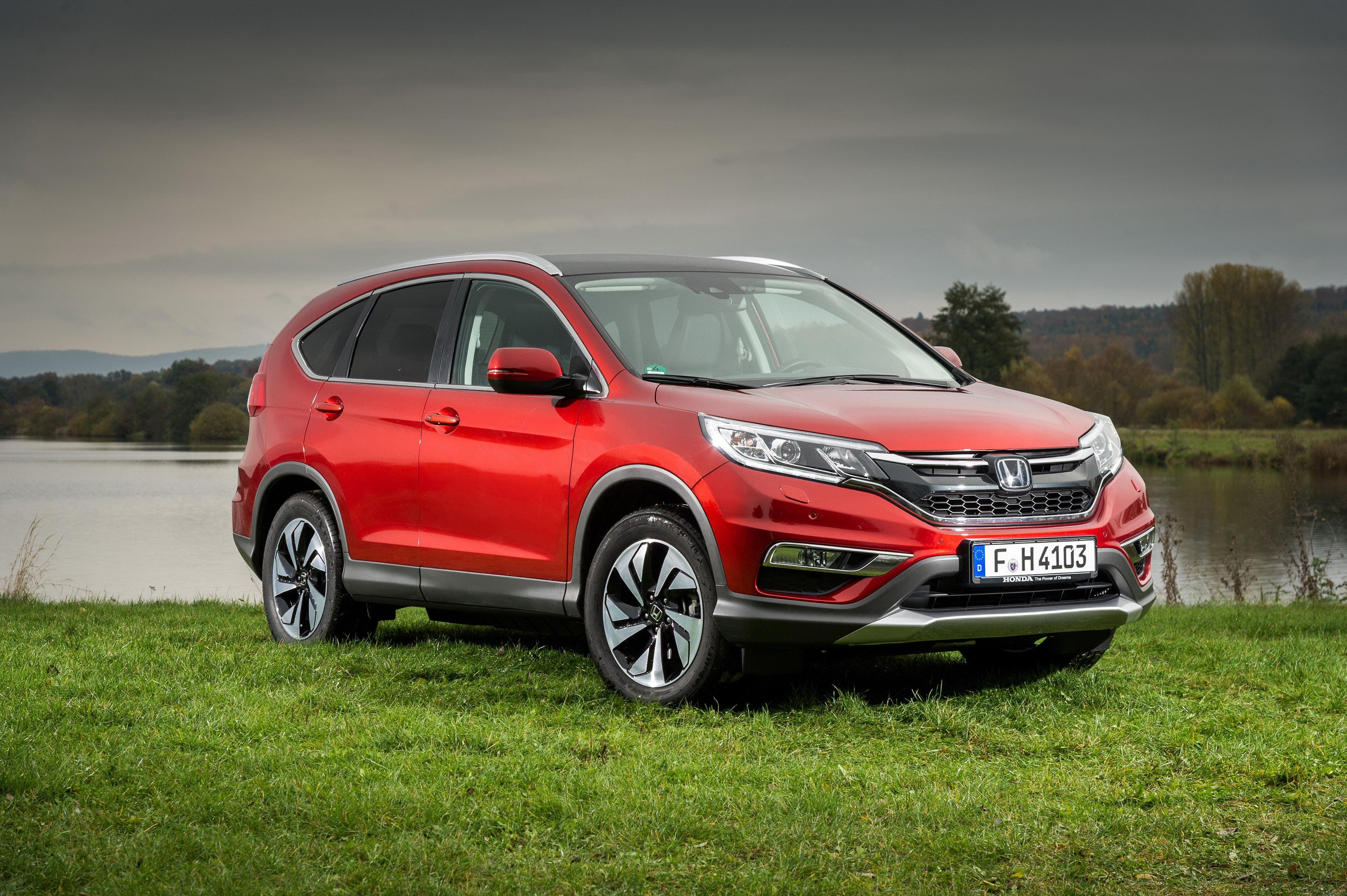 Red 2015-17 Honda CR-V HD Wallpaper