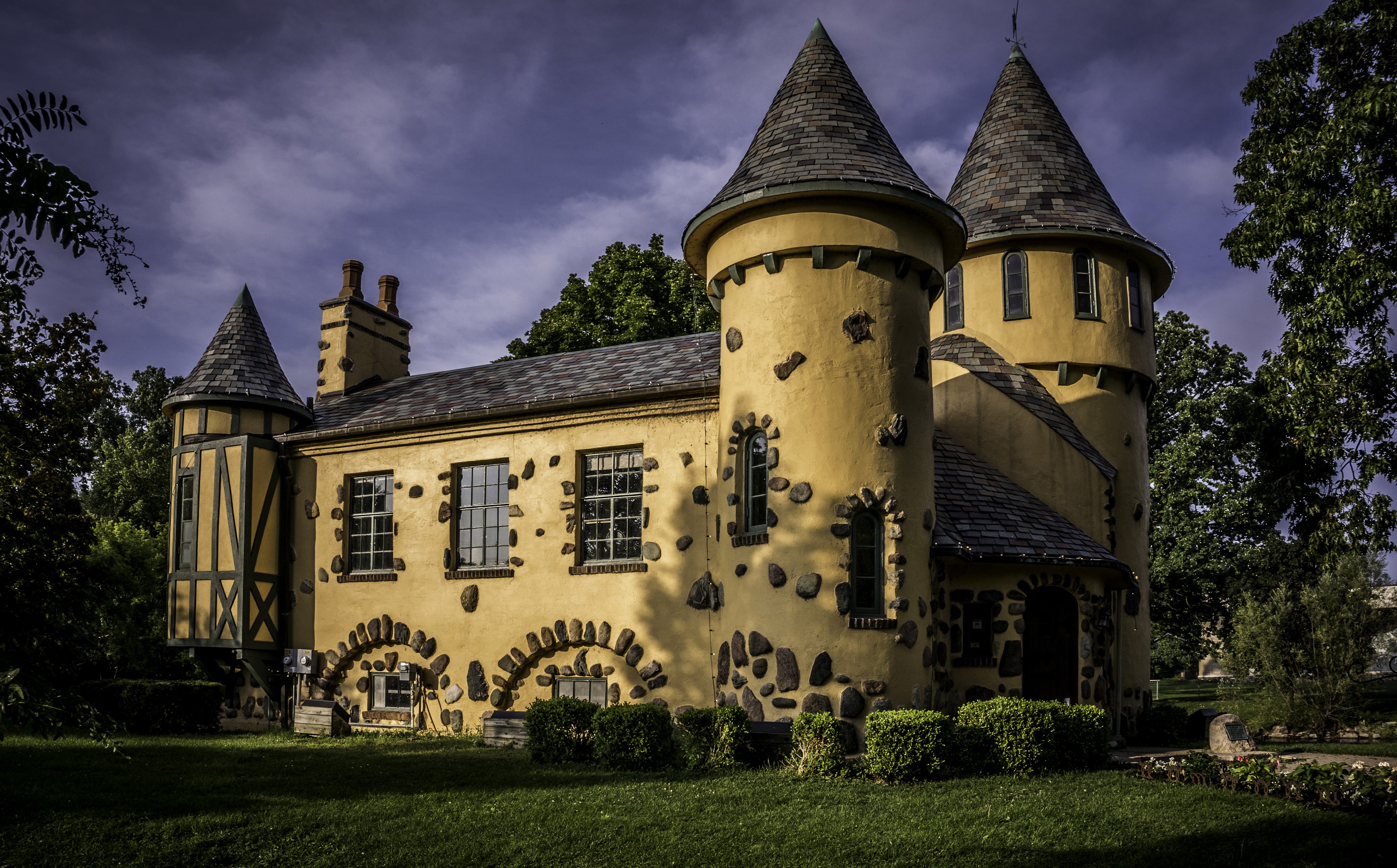 Curwood Castle Michigan USA HD Wallpaper
