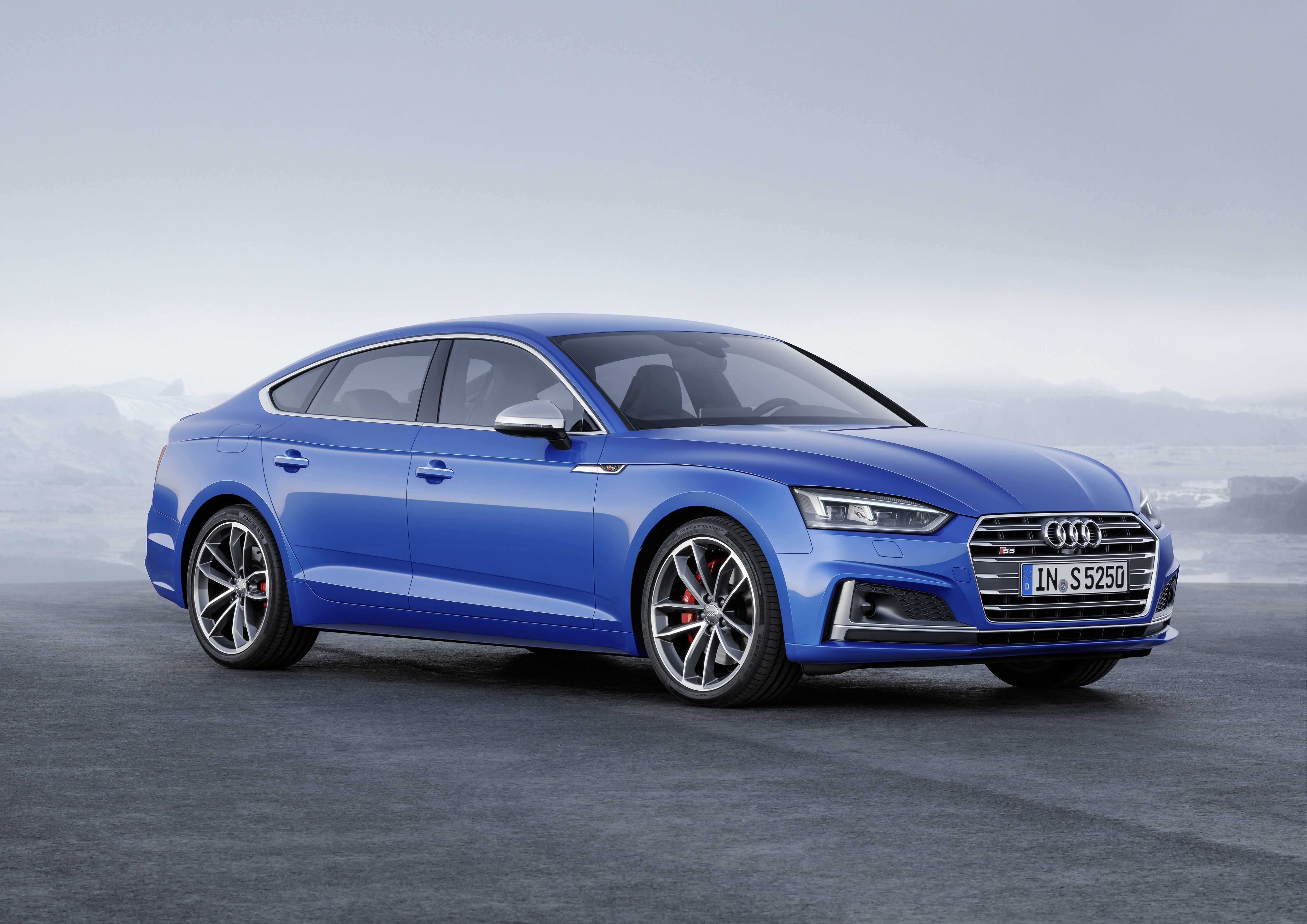 Blue 2018 Audi A5 S5 HD Wallpaper