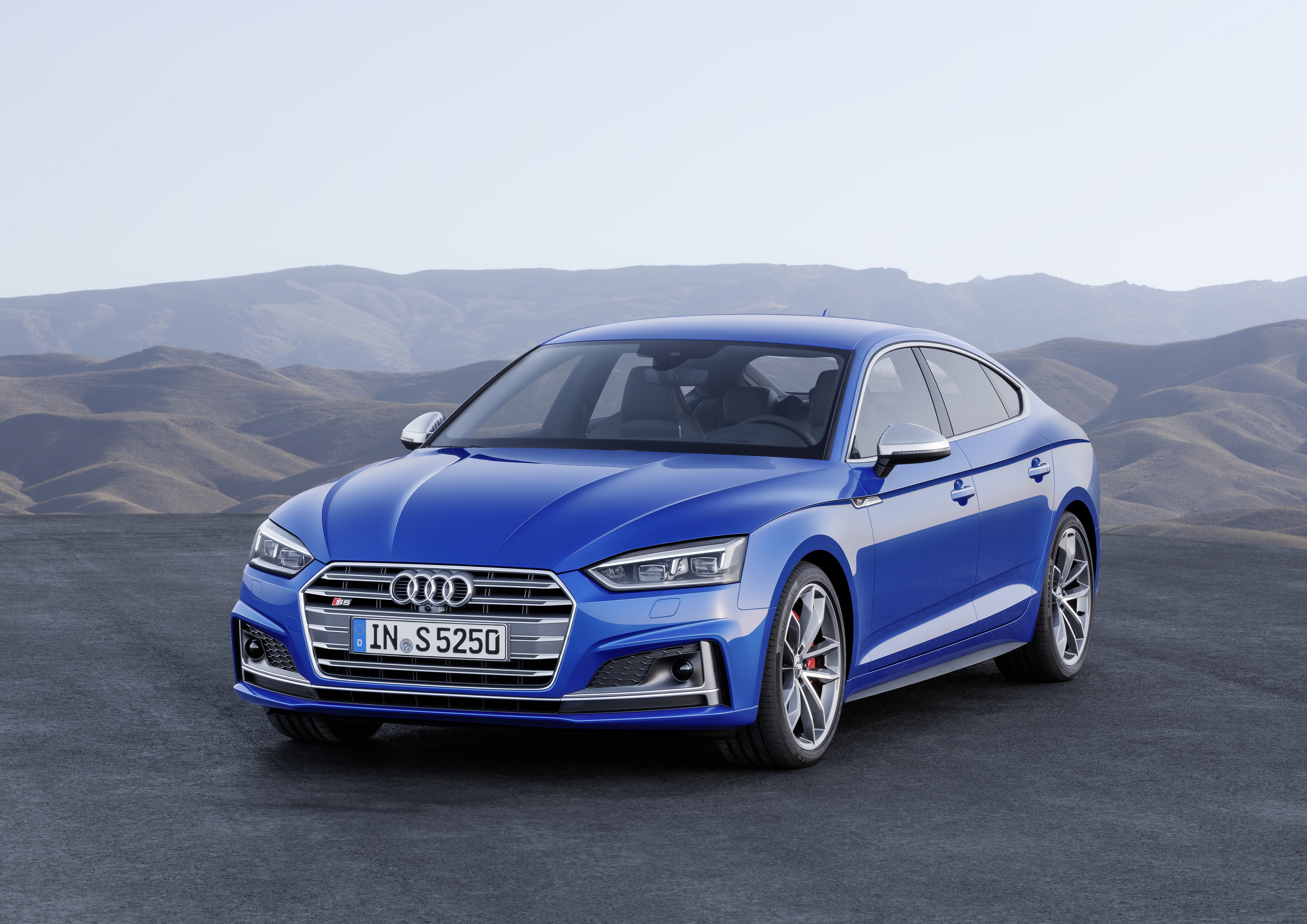 Blue 2018 Audi A5 S5 HD Wallpaper
