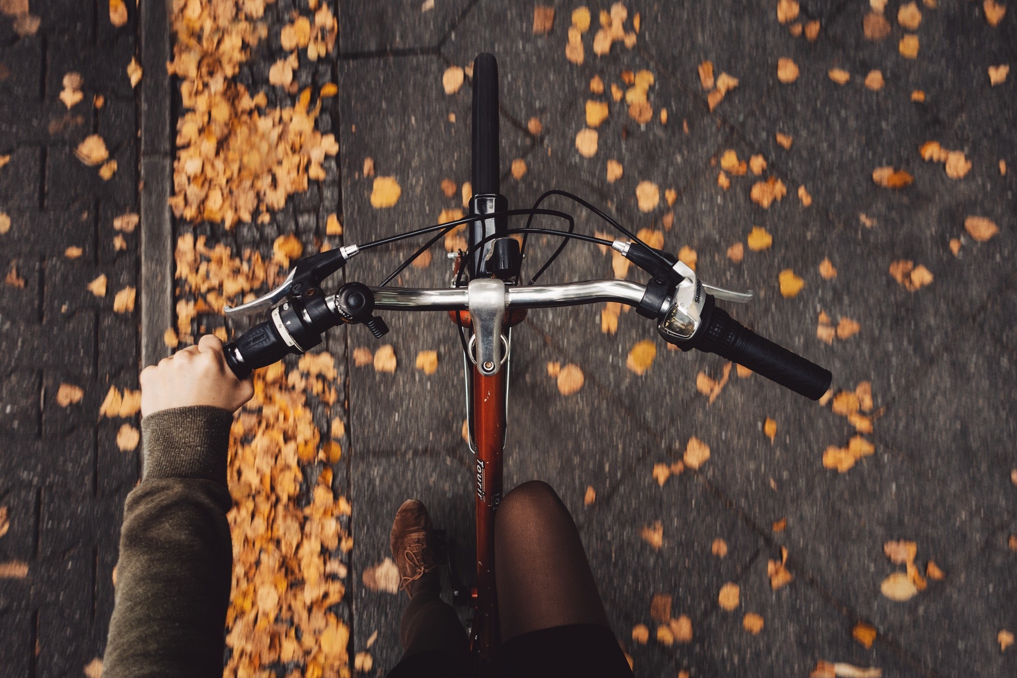 Rona Keller riding a bicycle HD Wallpaper