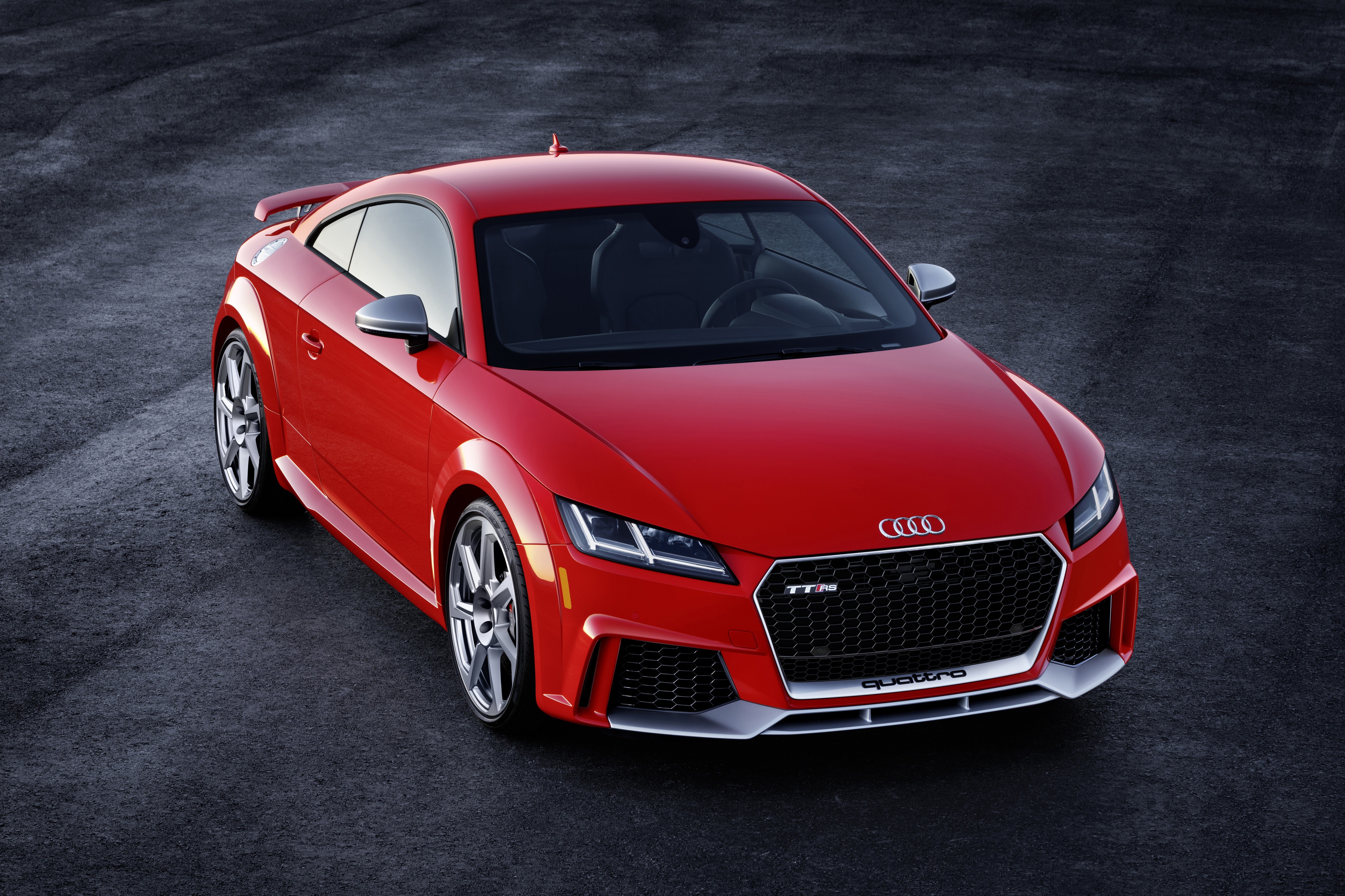 Red Audi TT RS Quattro HD Wallpaper