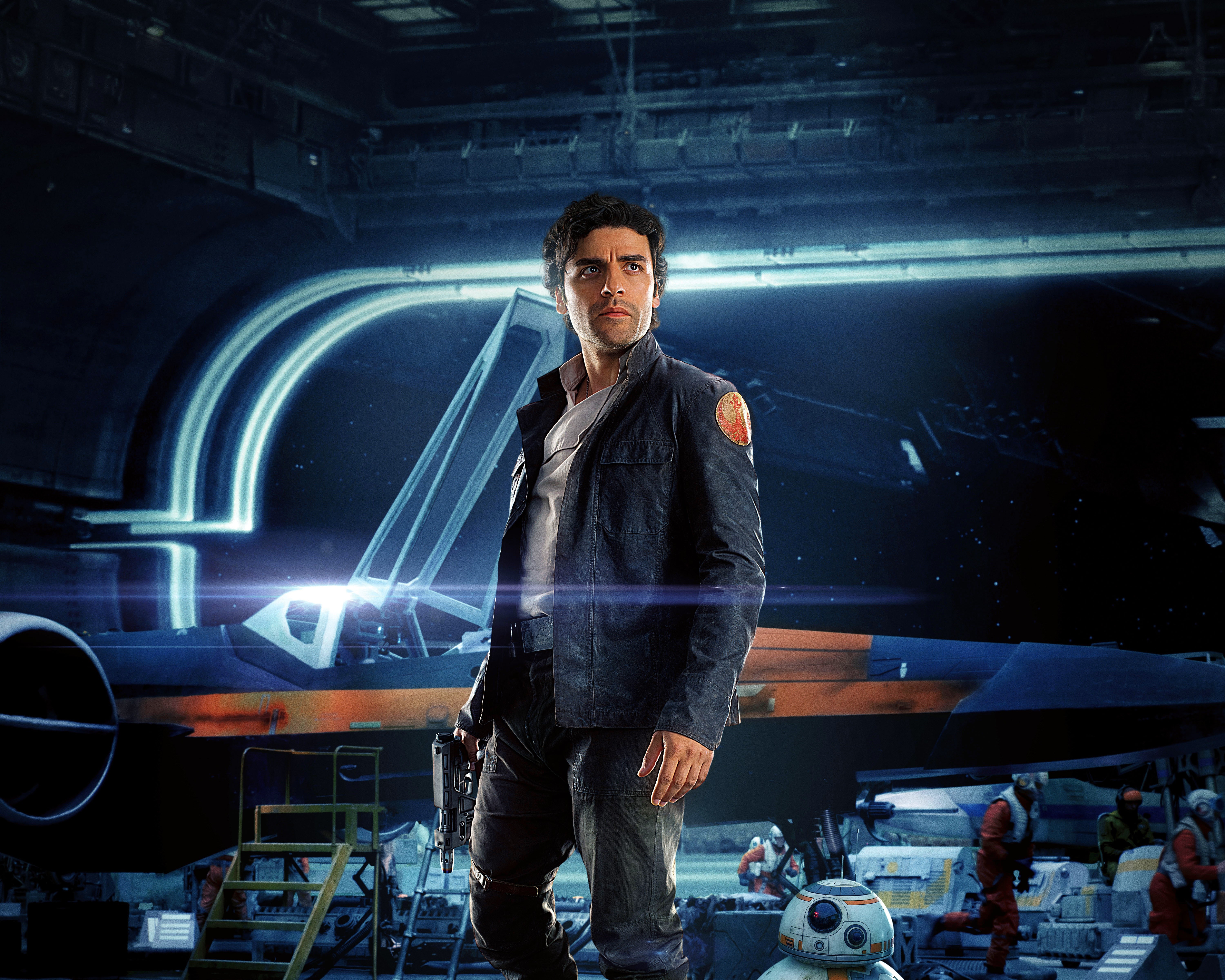 Poe Dameron from Star Wars: The Last Jedi HD Wallpaper