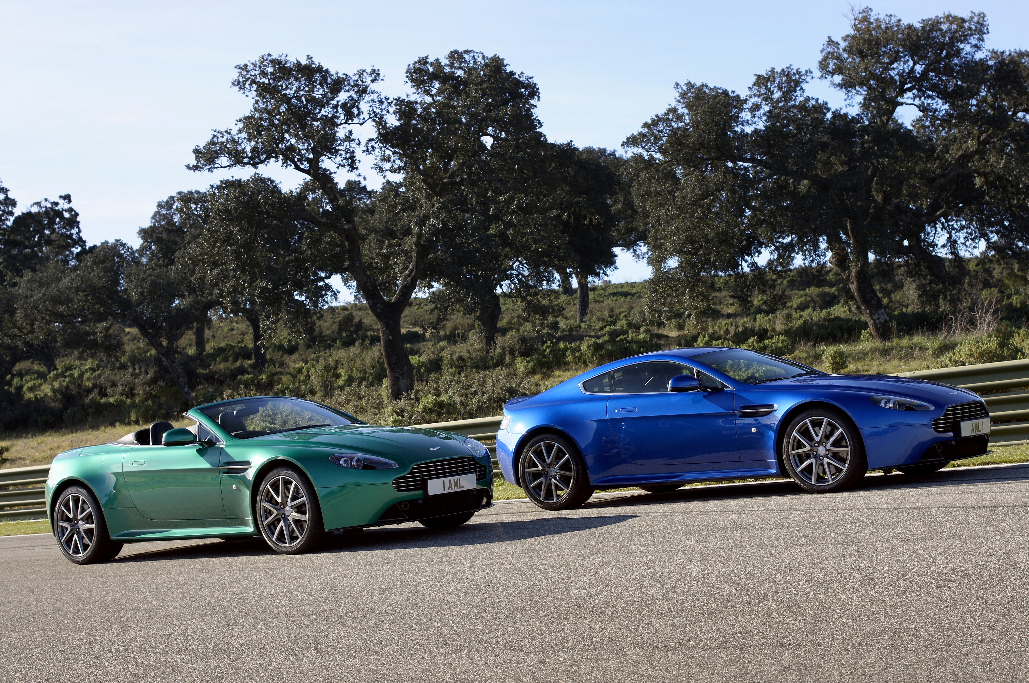 Aston Martin V8 Vantage S Roadster and Coupe HD Wallpaper