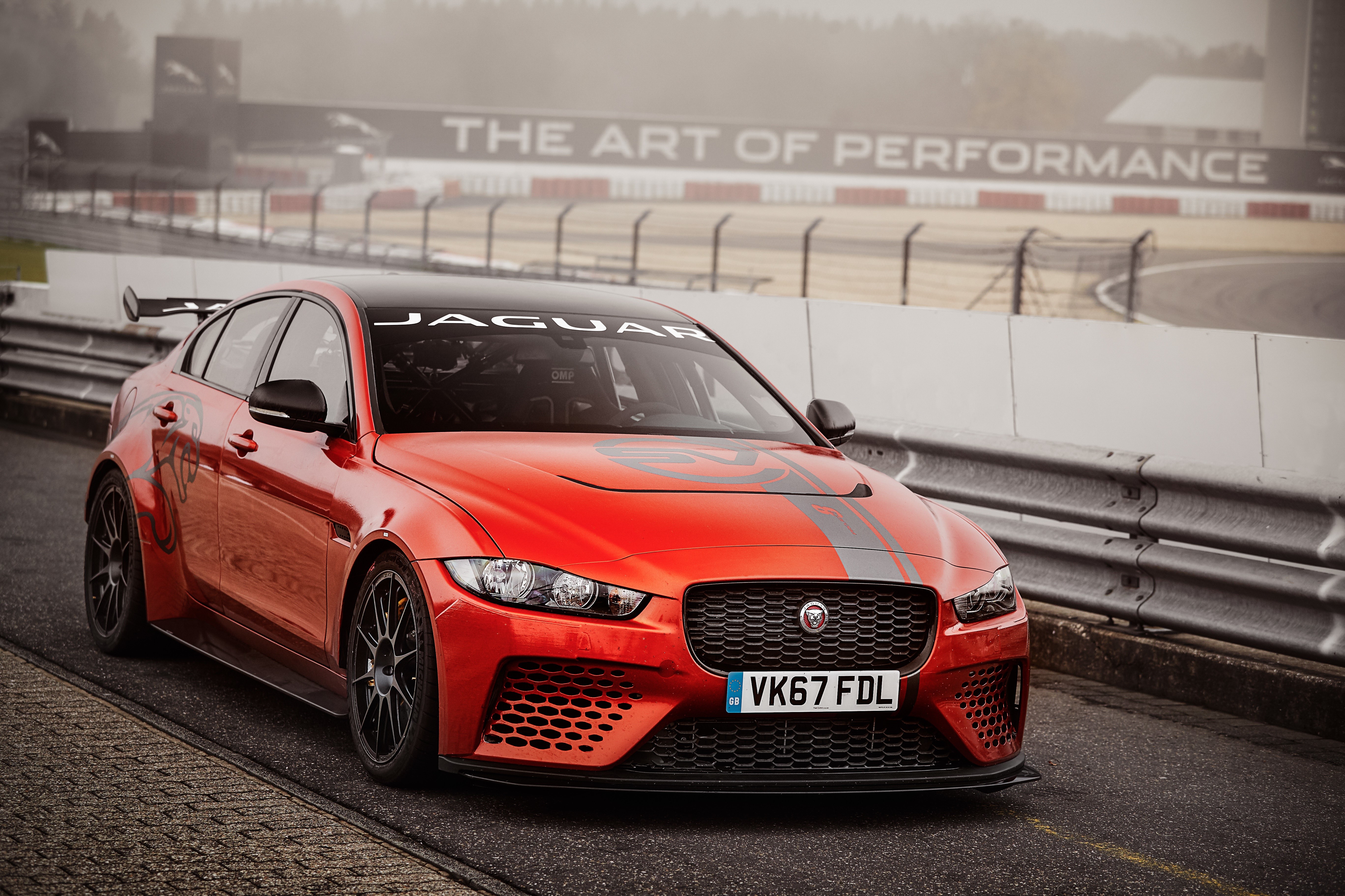 Jaguar XE SV Project 8 on a Race Track HD Wallpaper