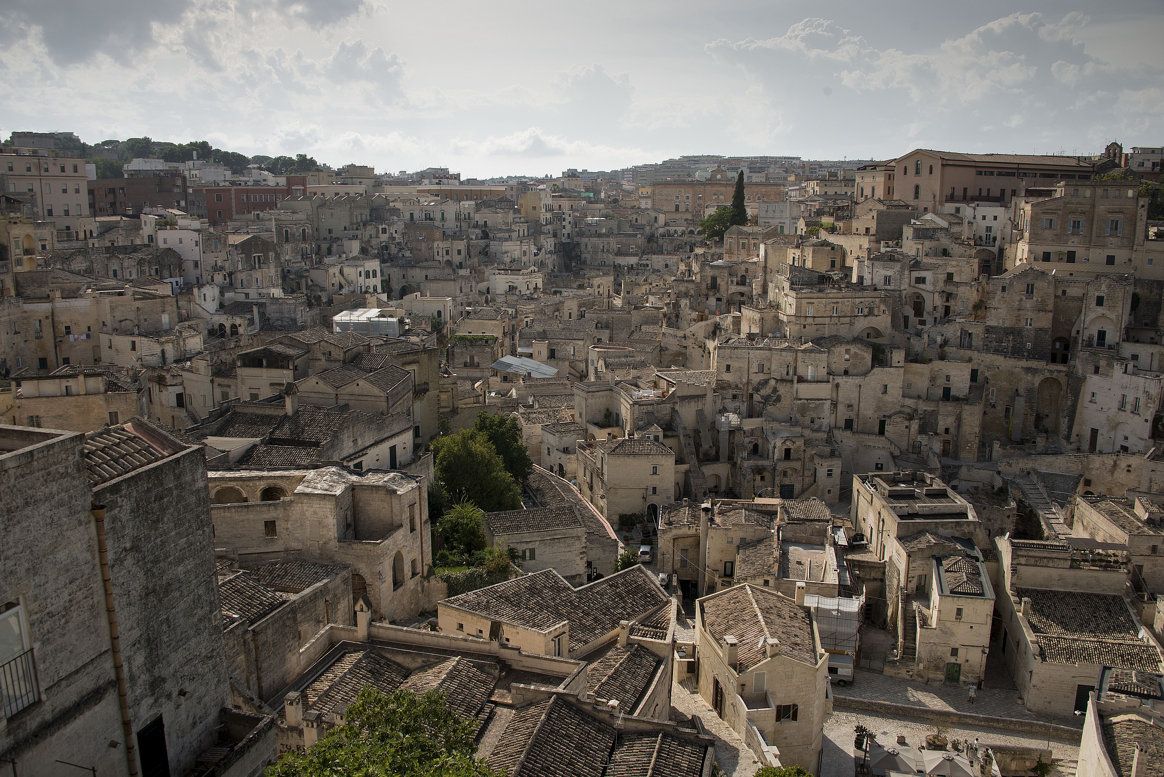 Matera Italy Houses Street HD Wallpaper