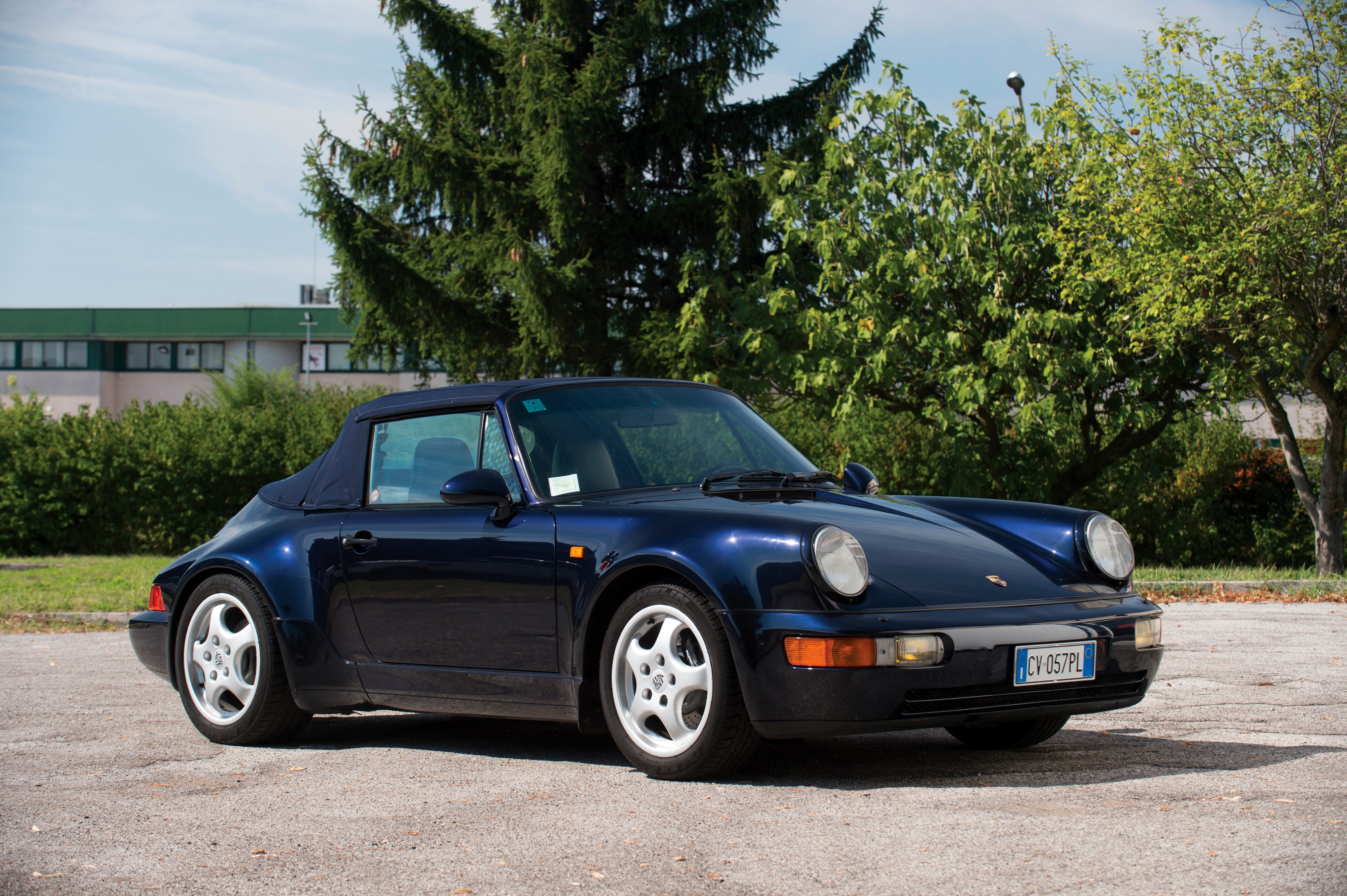 1992-93 Porsche 911 Carrera 2 Cabriolet Turbolook HD Wallpaper