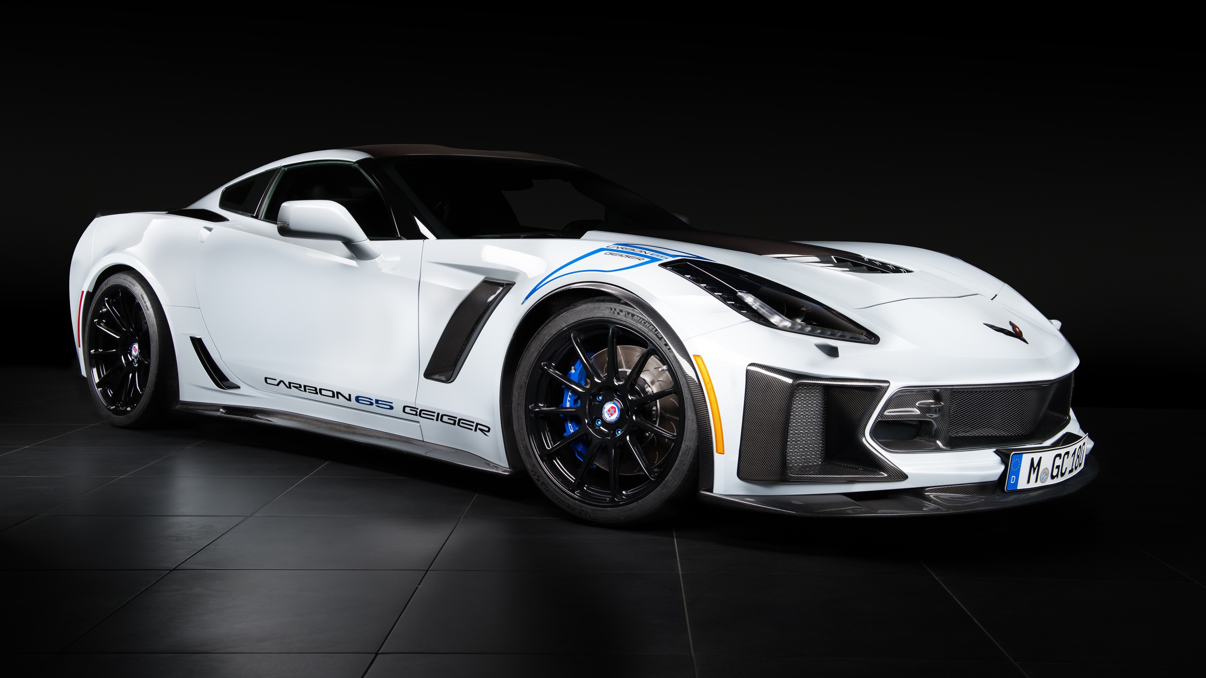 4K Carbon 65 Edition 2018 Geiger Corvette Z06 HD Wallpaper