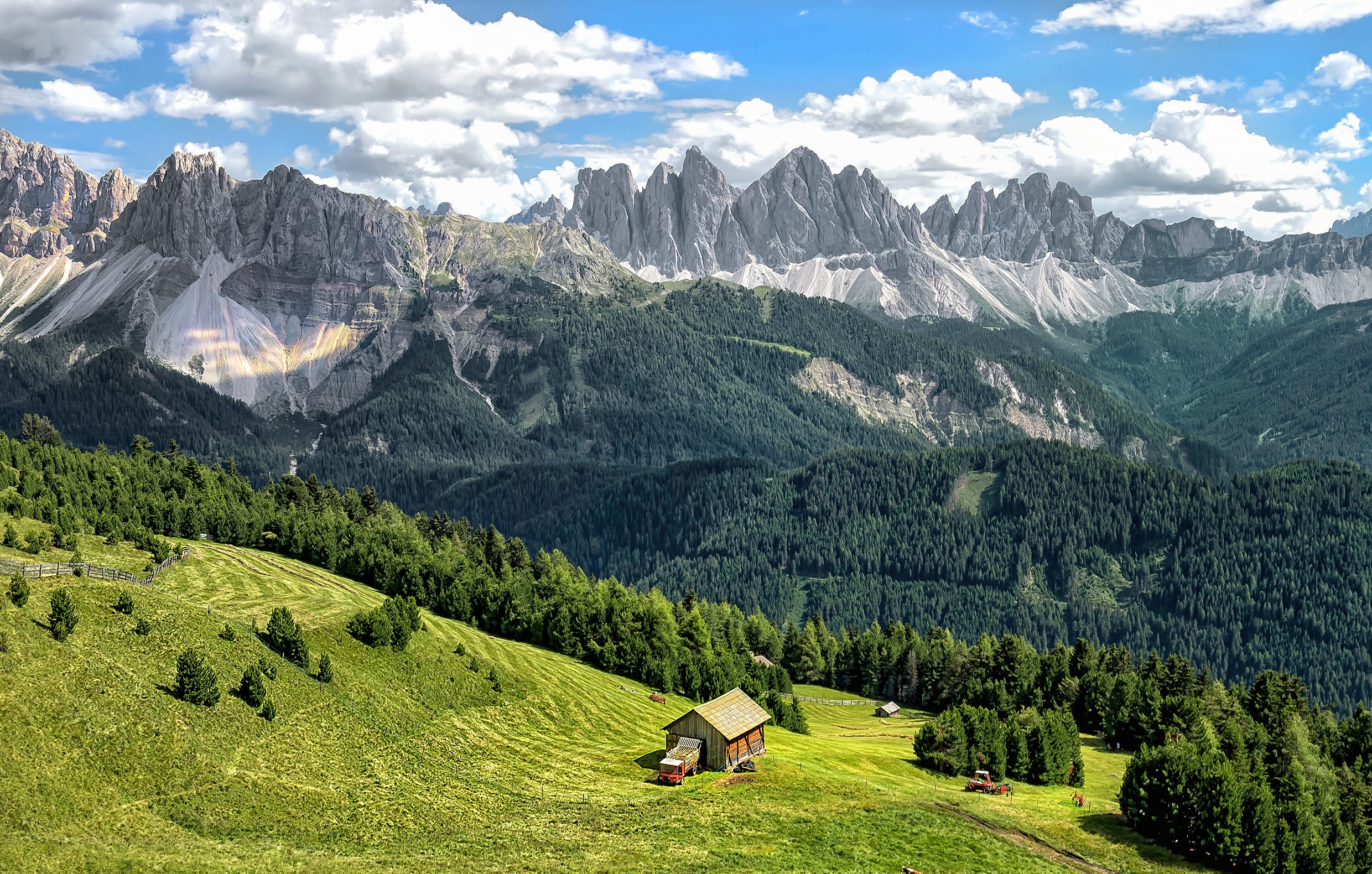 Dolomites Mountains in Bressanone, Italy HD Wallpaper