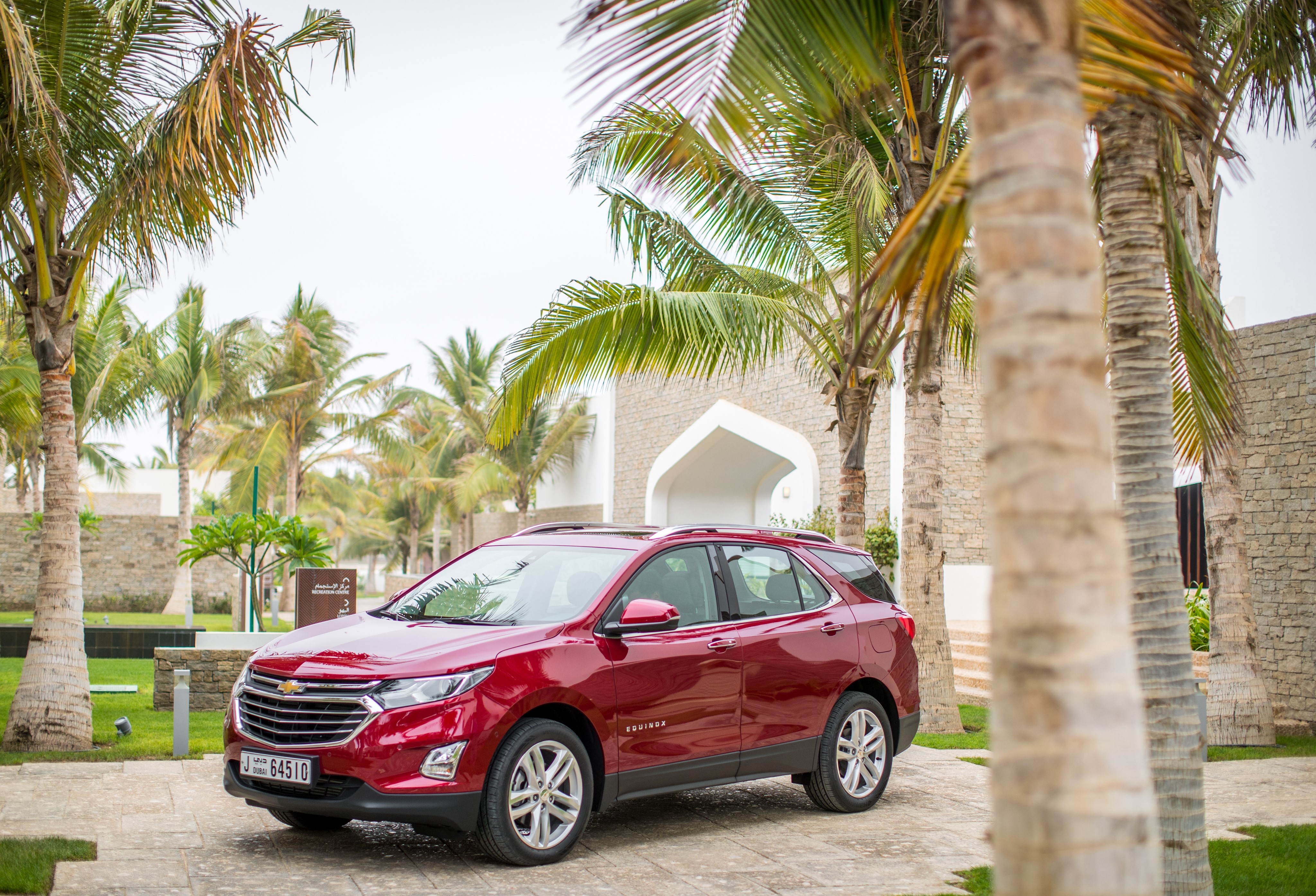 Red 2017 Chevrolet Equinox Premier HD Wallpaper