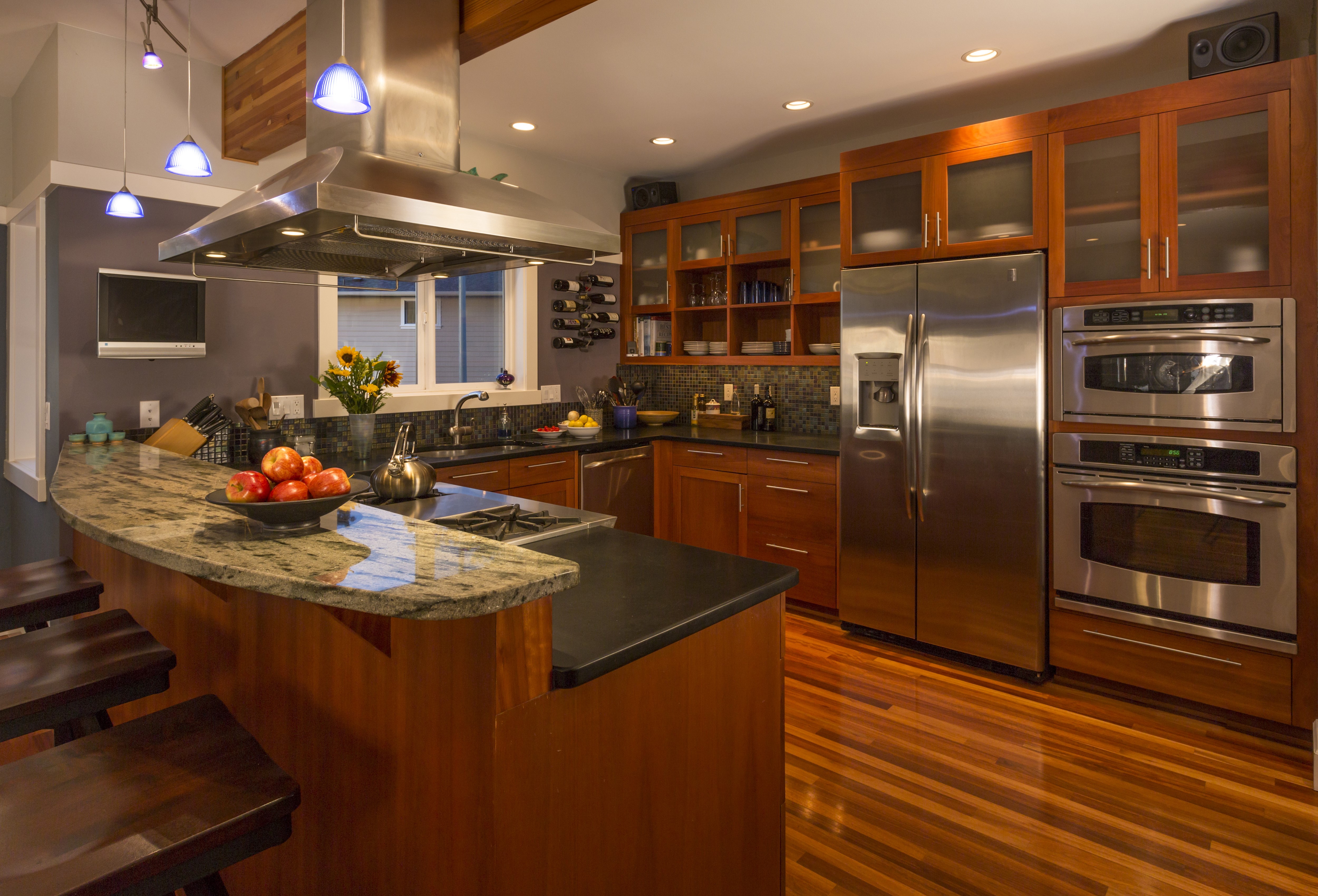 Modern Kitchen Interior Design HD Wallpaper