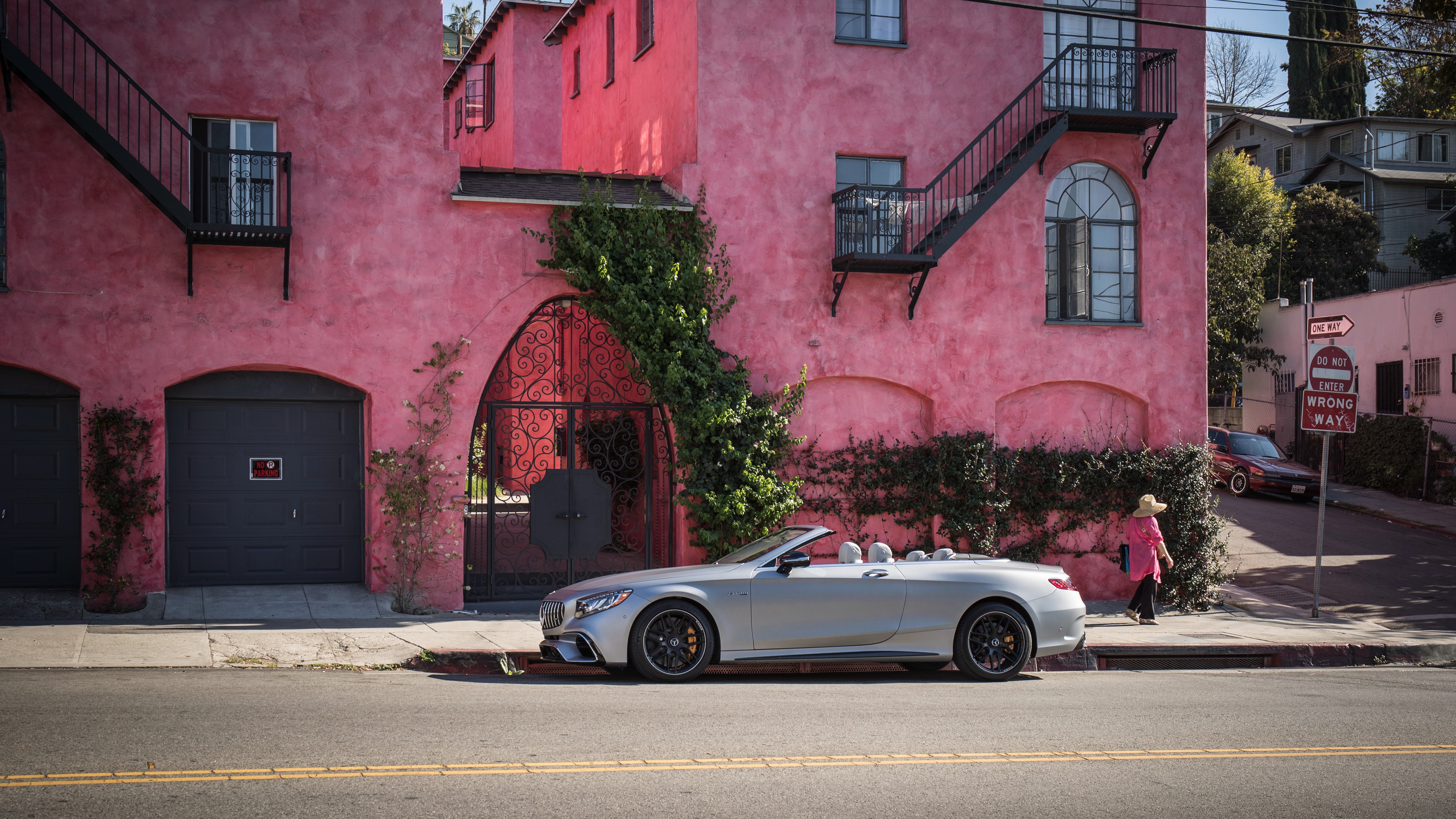 Silver 2018 Mercedes-Benz S 63 4MATIC Cabriolet HD Wallpaper