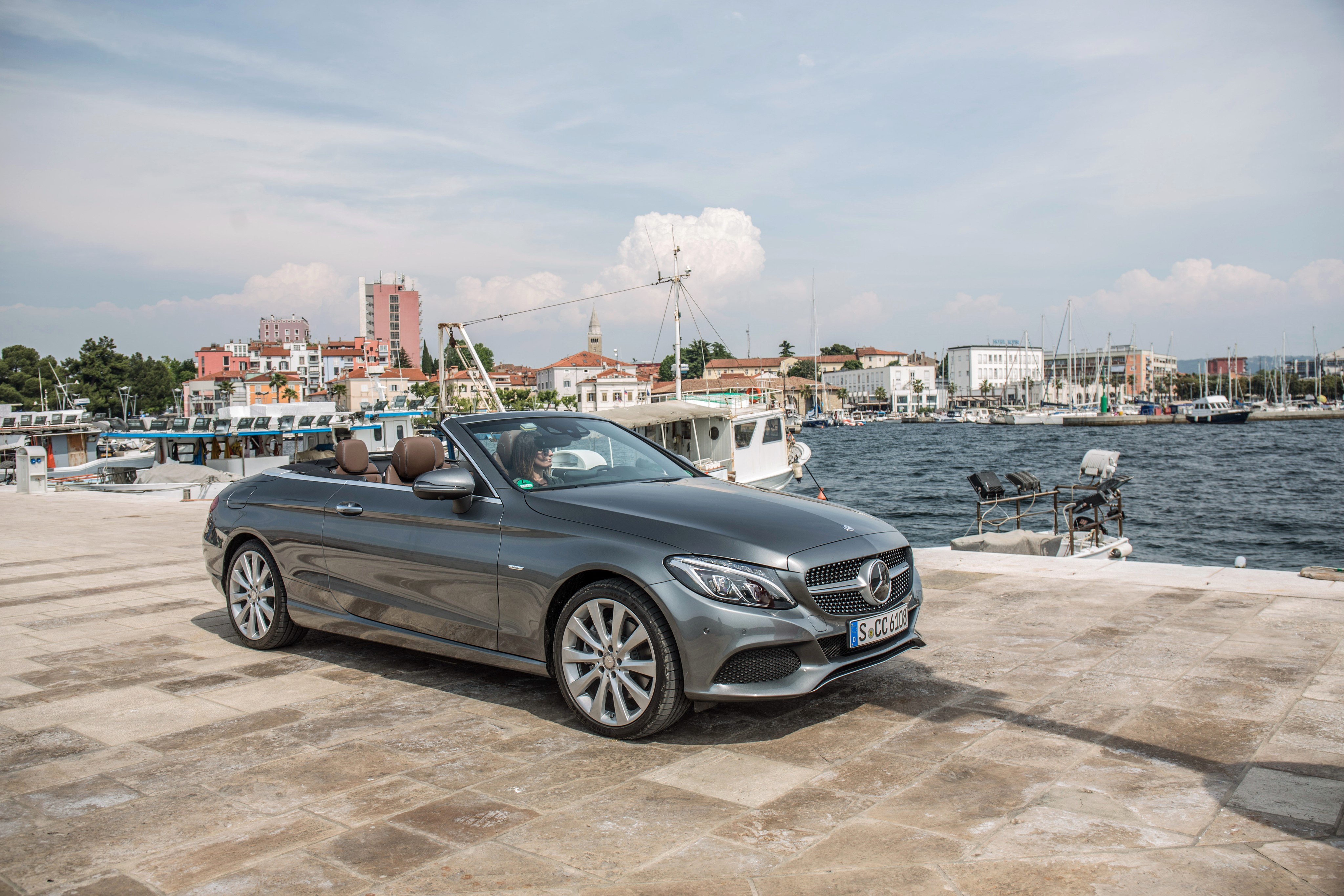 4K 2016 Mercedes-Benz C 250d Cabriolet HD Wallpaper