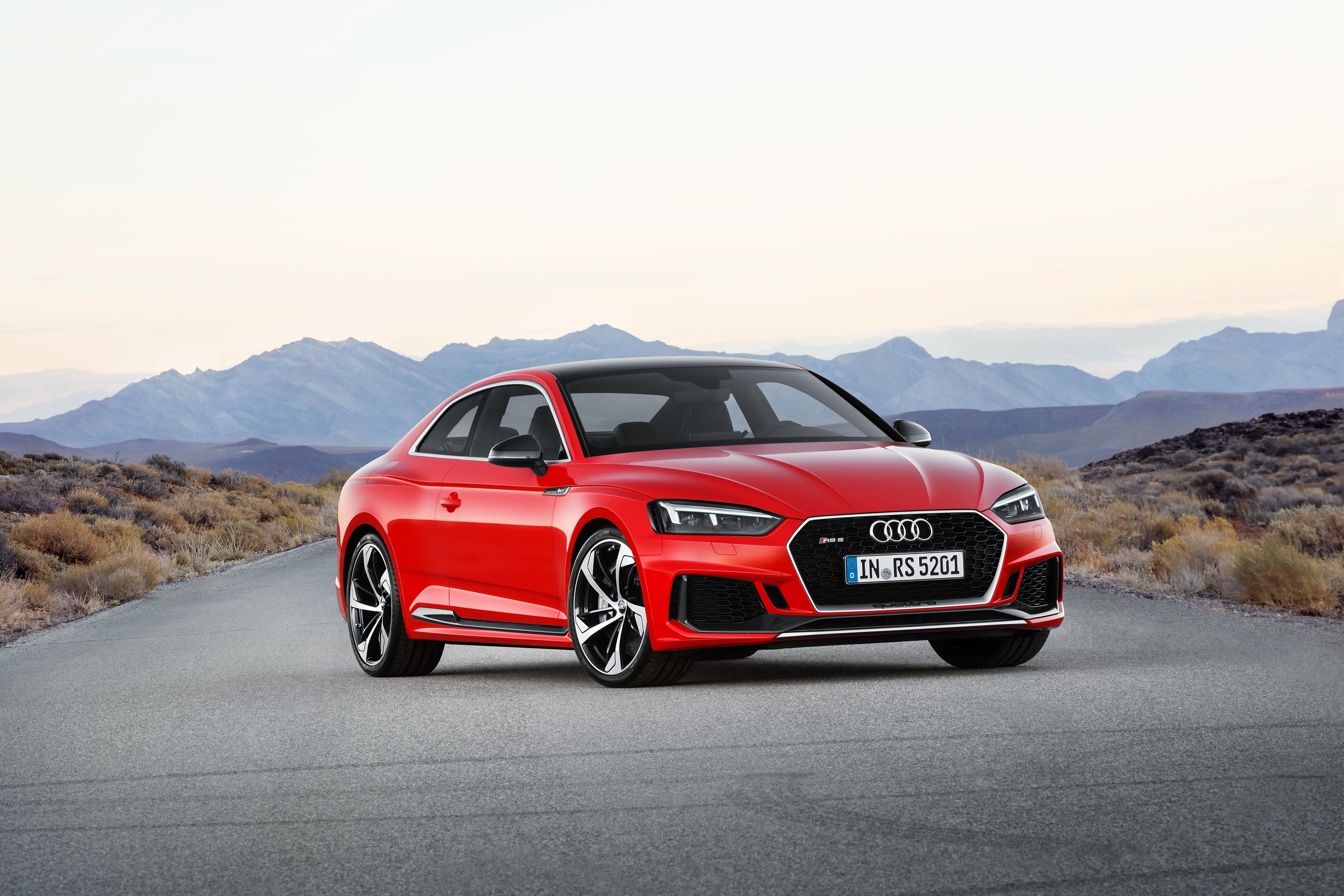 4K Red Audi RS5 Coupe HD Wallpaper