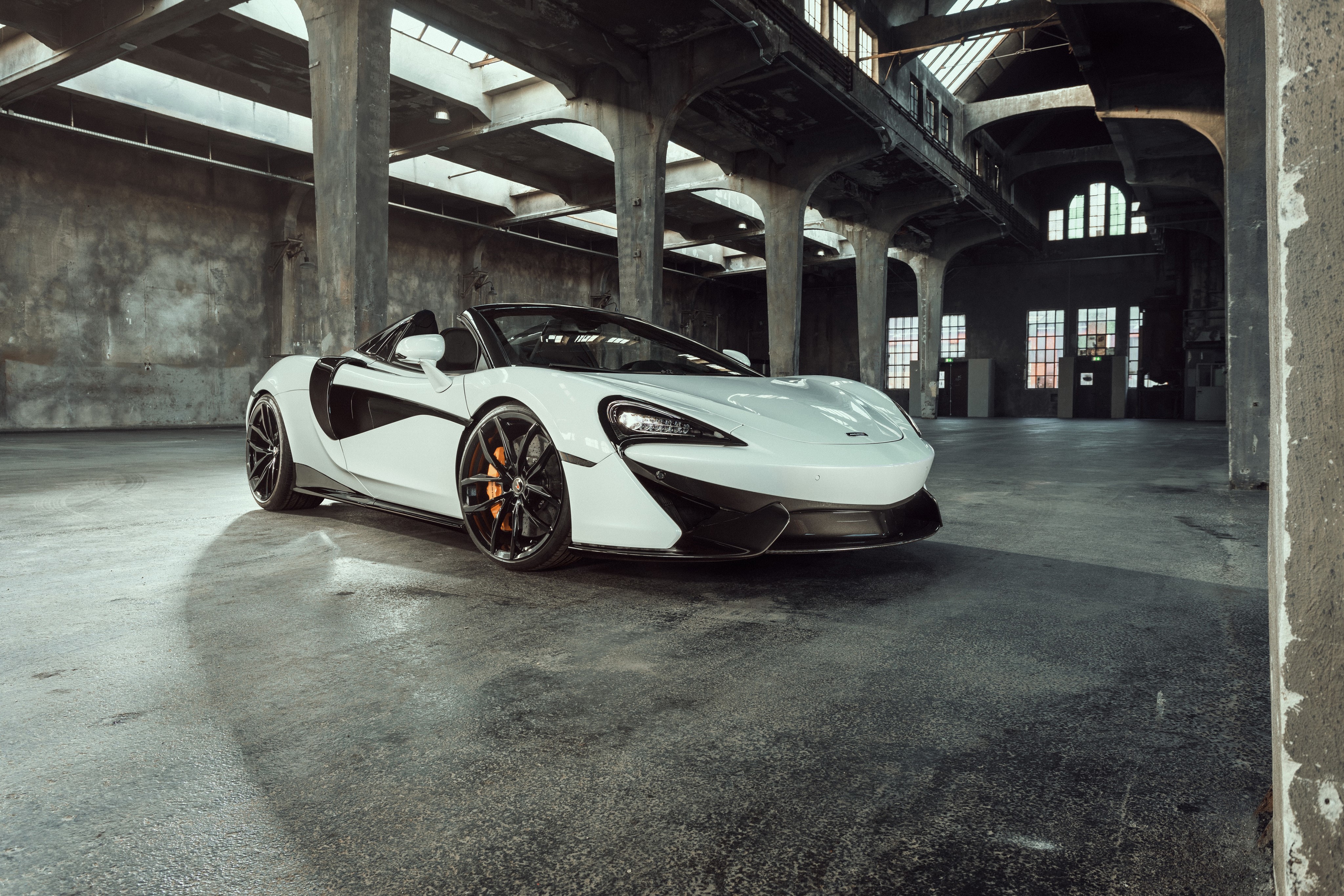 White 2018 McLaren Senna Roadster HD Wallpaper