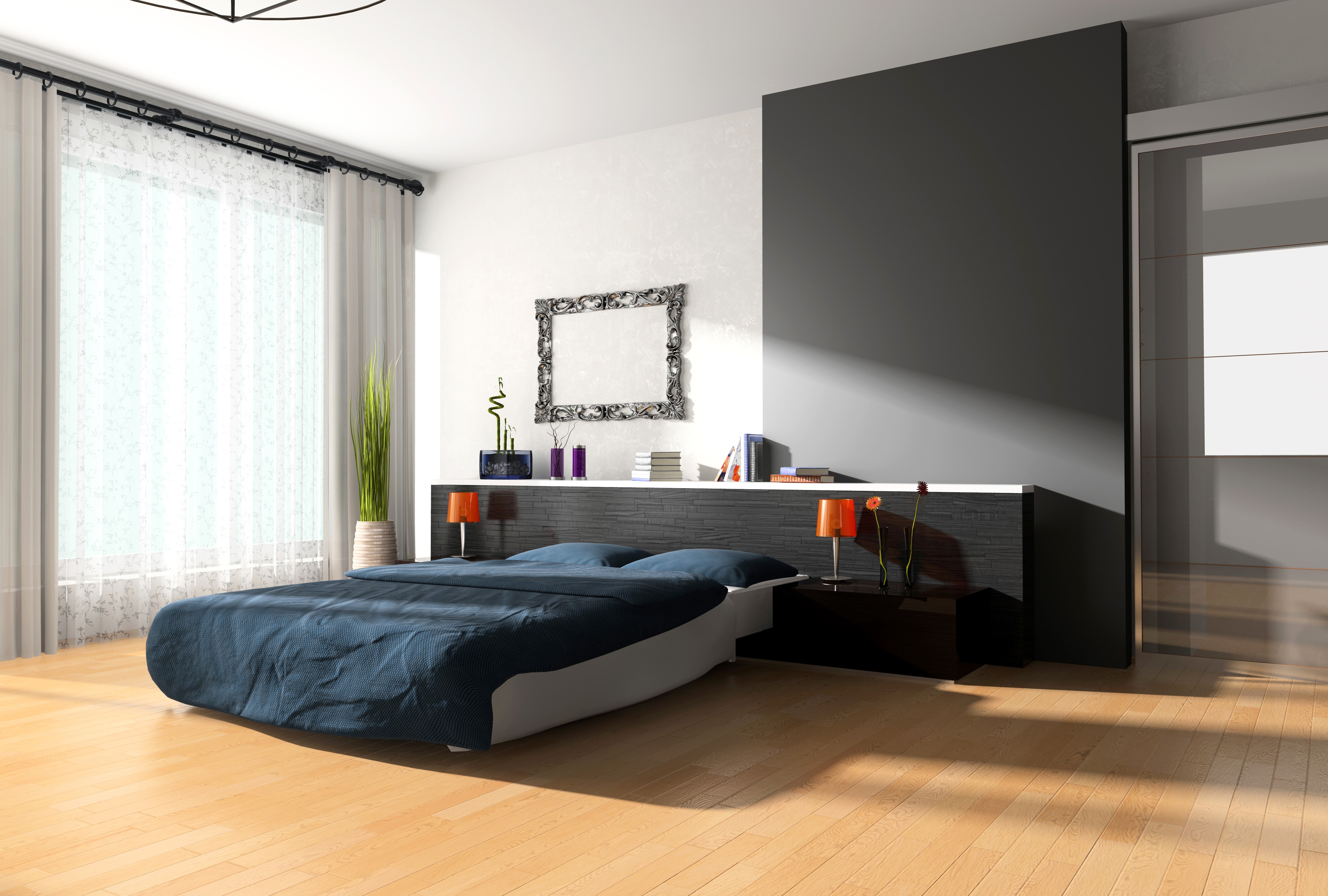 Modern Bedroom Interior Design HD Wallpaper
