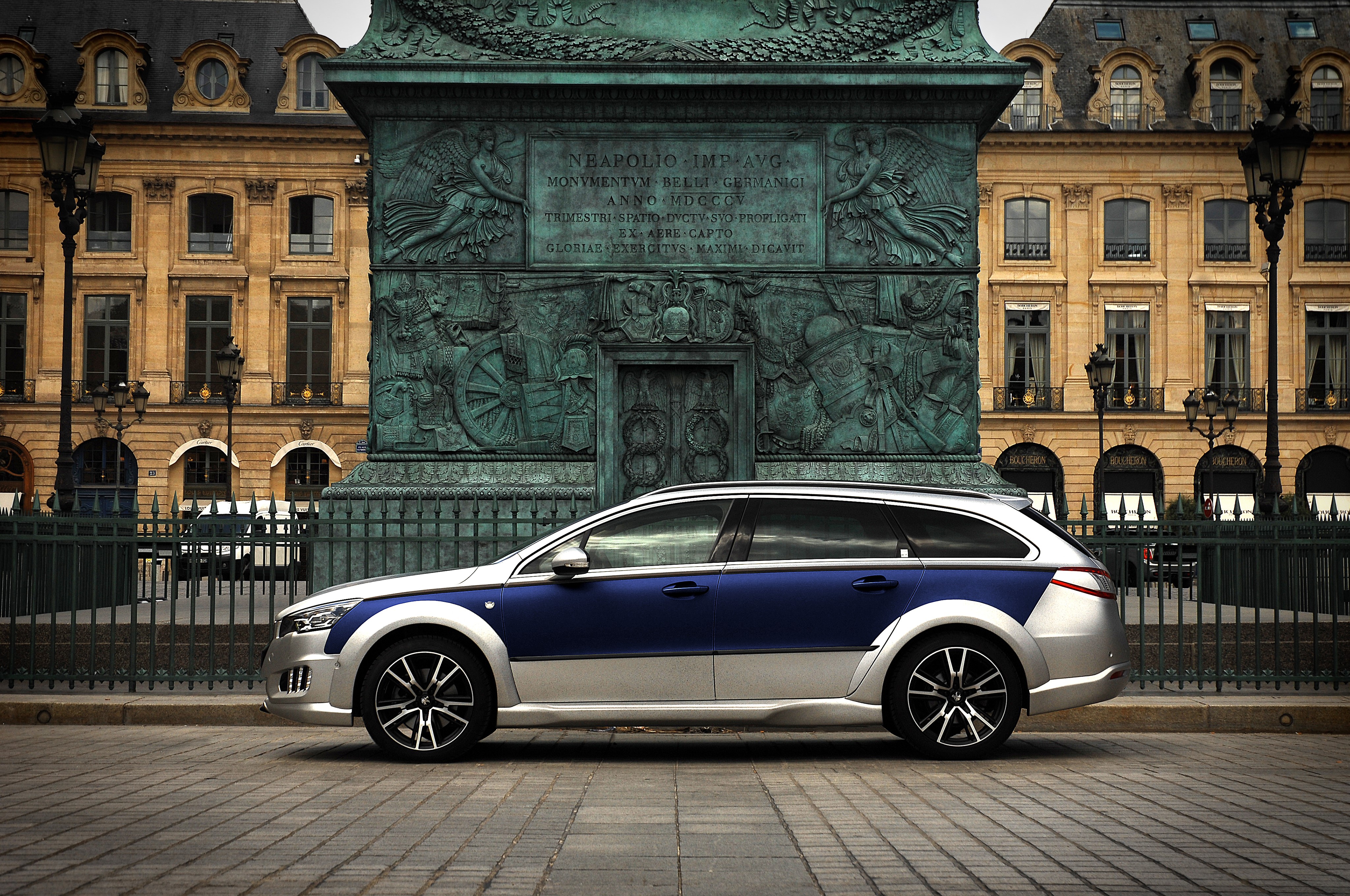 Peugeot 508 RXH Castagna Gris Wagon HD Wallpaper
