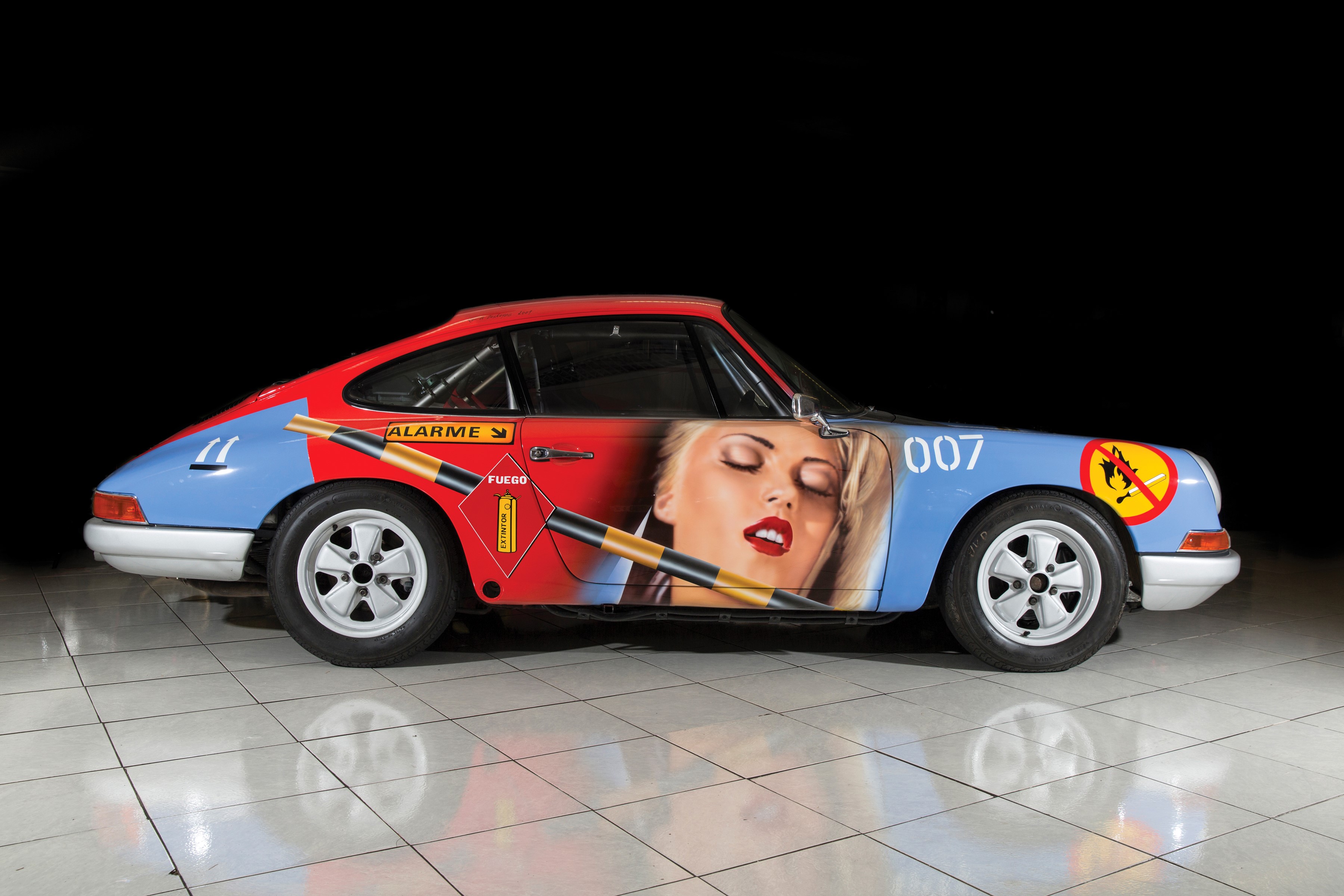 Peter Klasen Art Car 007 Porsche 911 HD Wallpaper