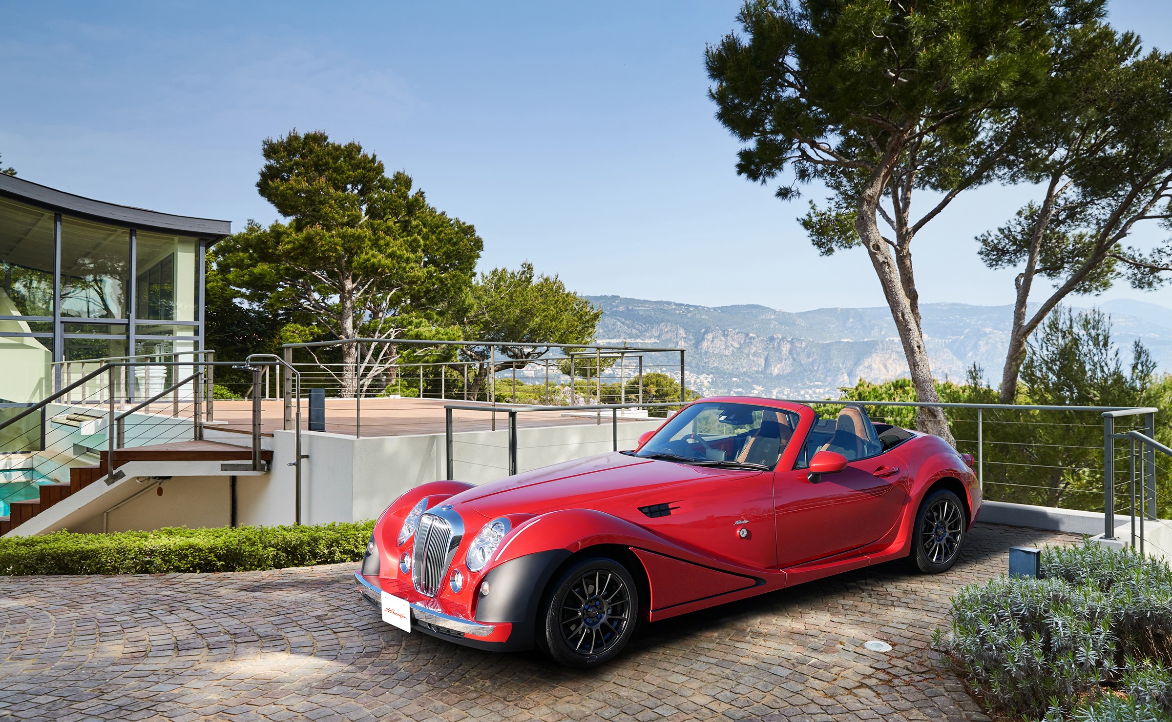 Red 2018 Mitsuoka Himiko Cabriolet HD Wallpaper