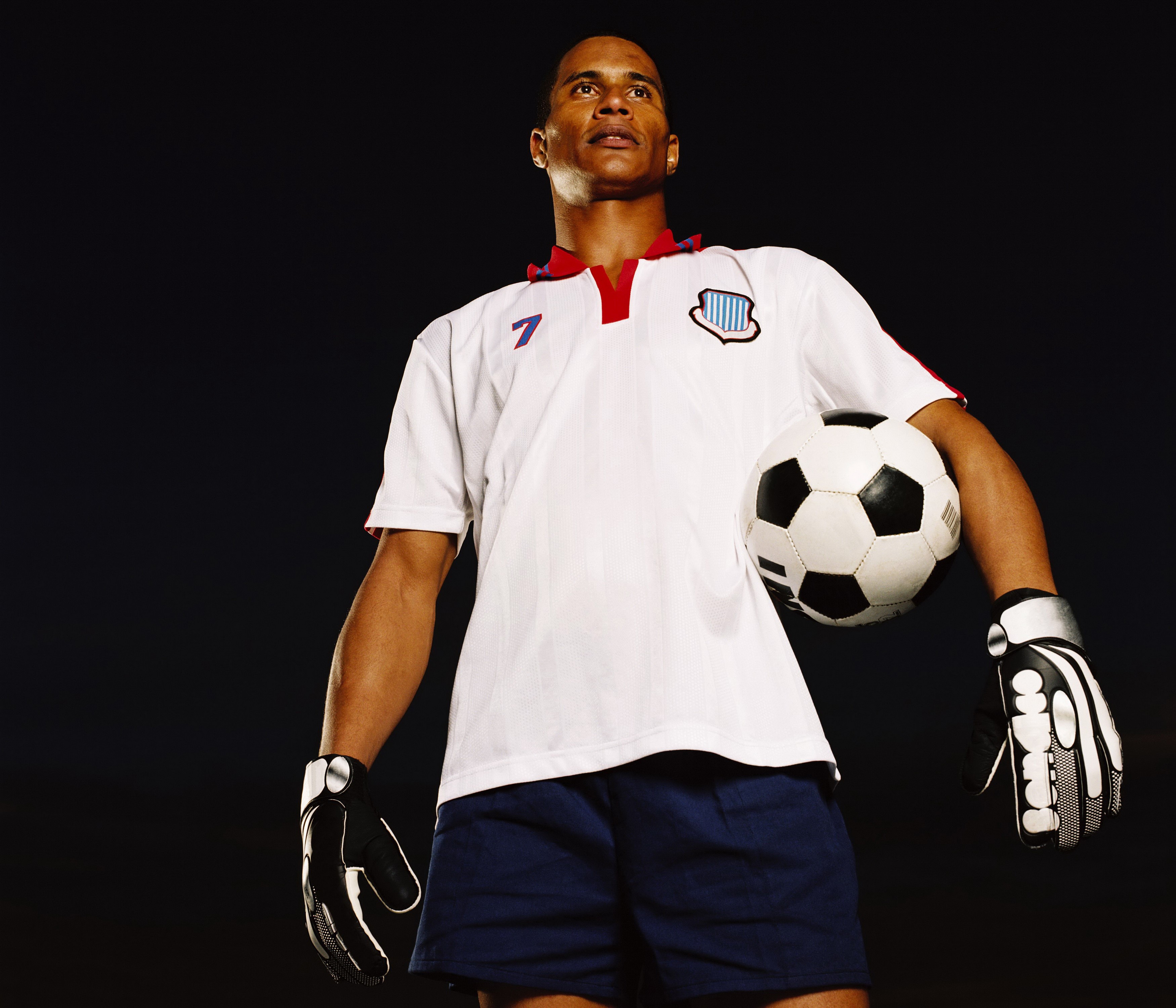 Soccer Goalkeeper Holding Ball HD Wallpaper