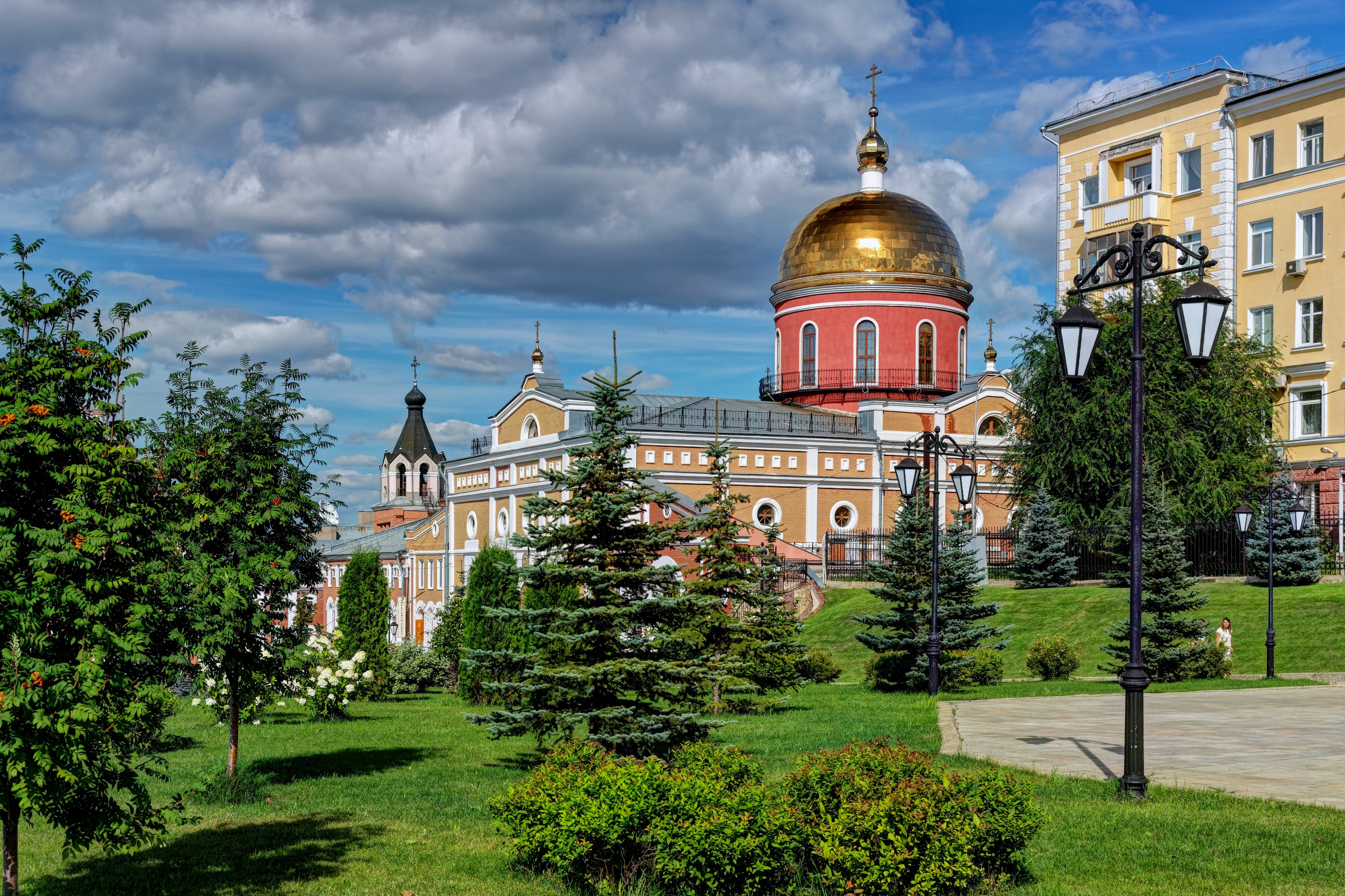 Samara Monastery of the Theotokos of Iveron, Russia HD Wallpaper