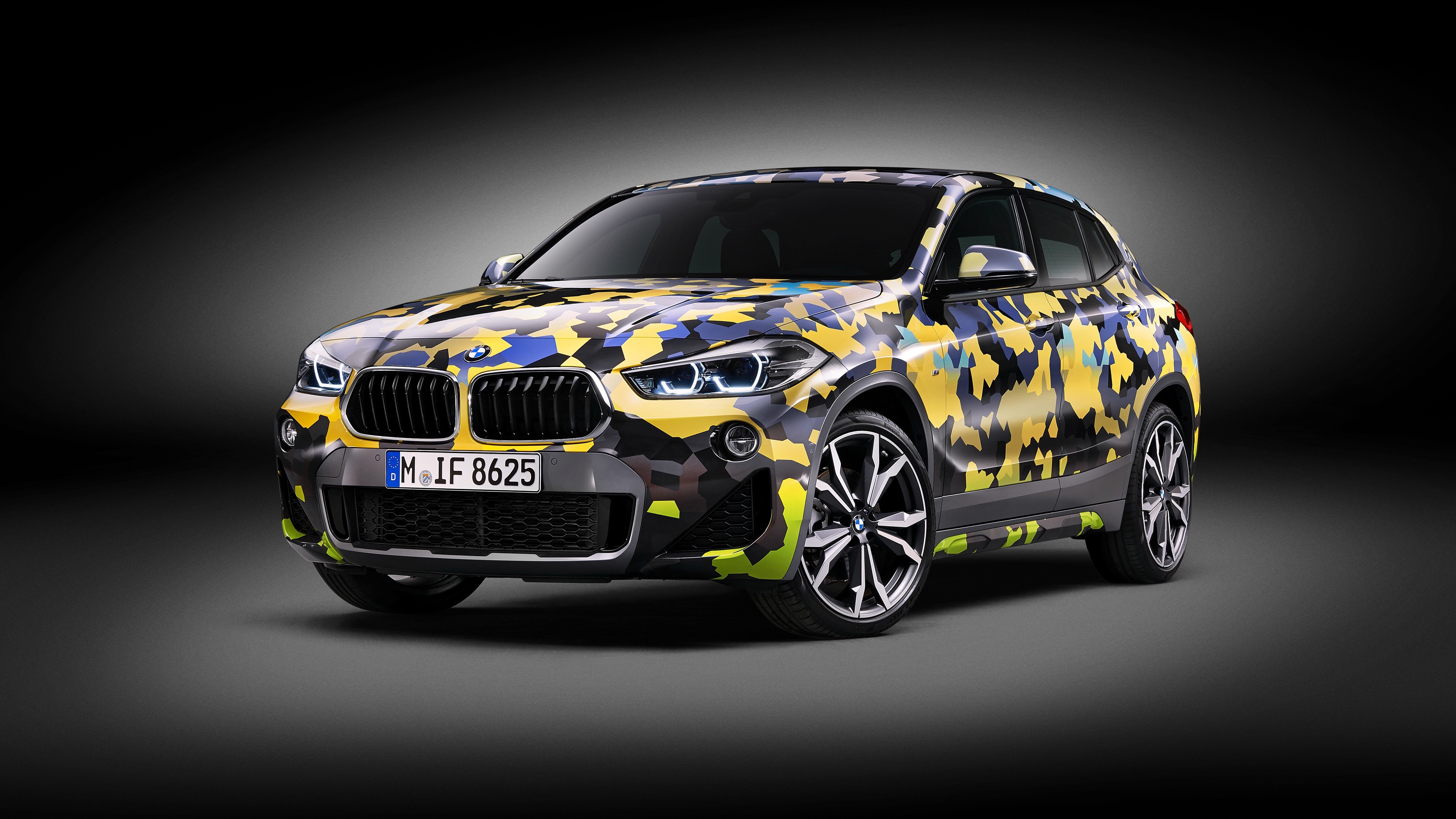 BMW X2 Digital Camo Concept Car HD Wallpaper